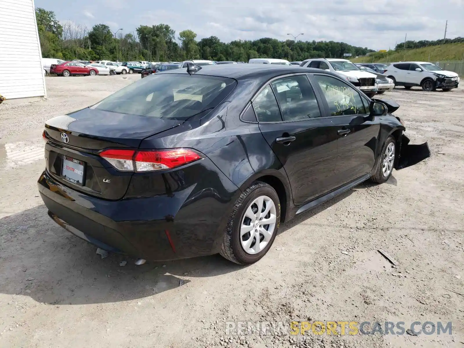 4 Photograph of a damaged car JTDEPRAE6LJ048679 TOYOTA COROLLA 2020