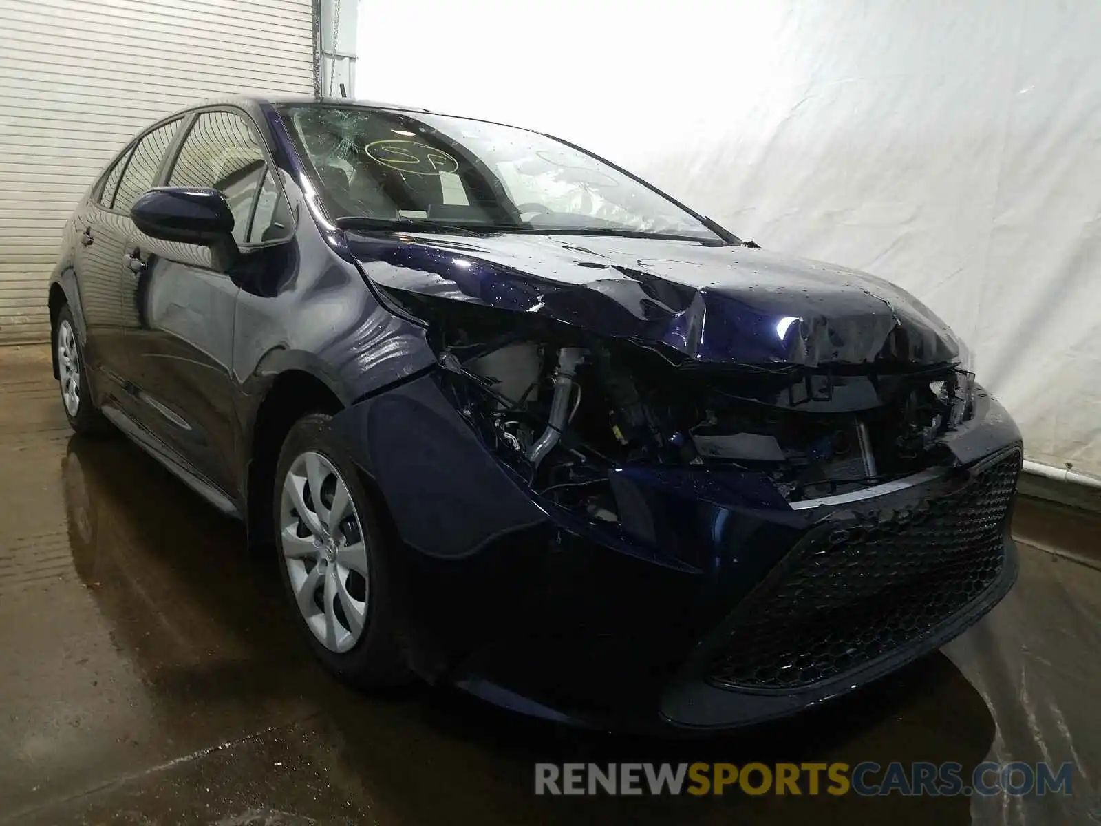 1 Photograph of a damaged car JTDEPRAE6LJ048777 TOYOTA COROLLA 2020