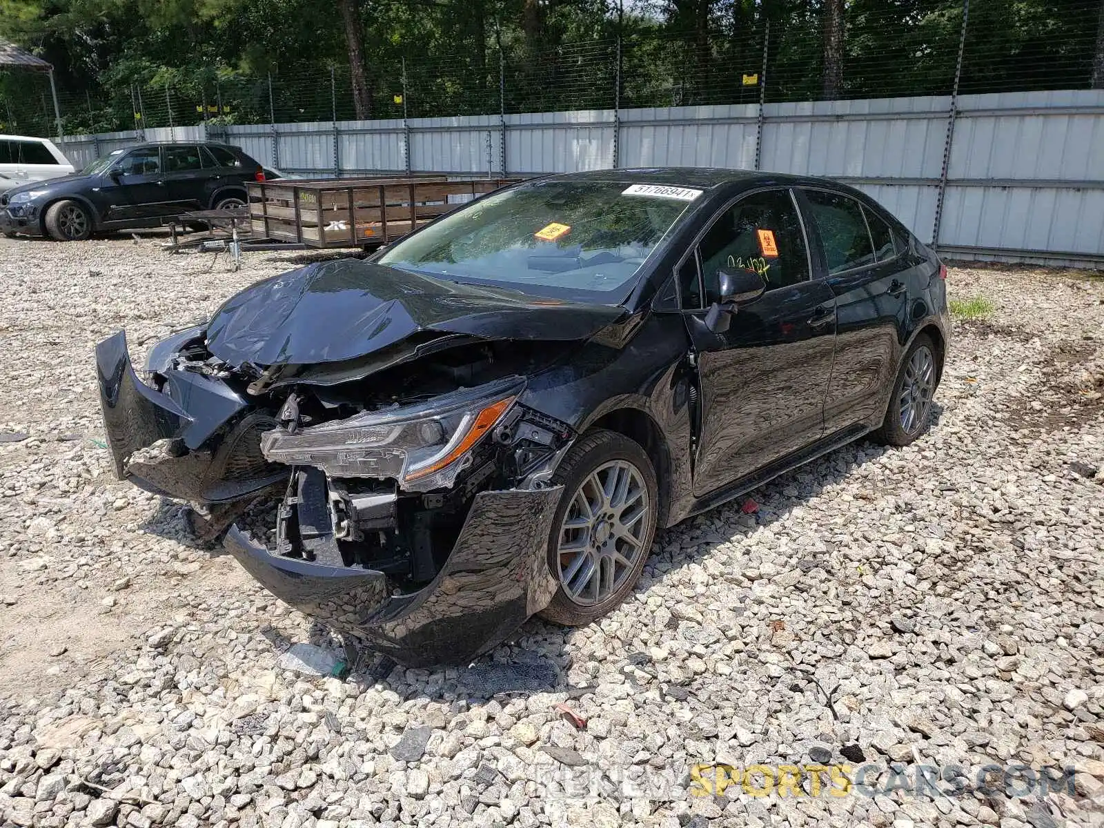 2 Photograph of a damaged car JTDEPRAE6LJ048827 TOYOTA COROLLA 2020