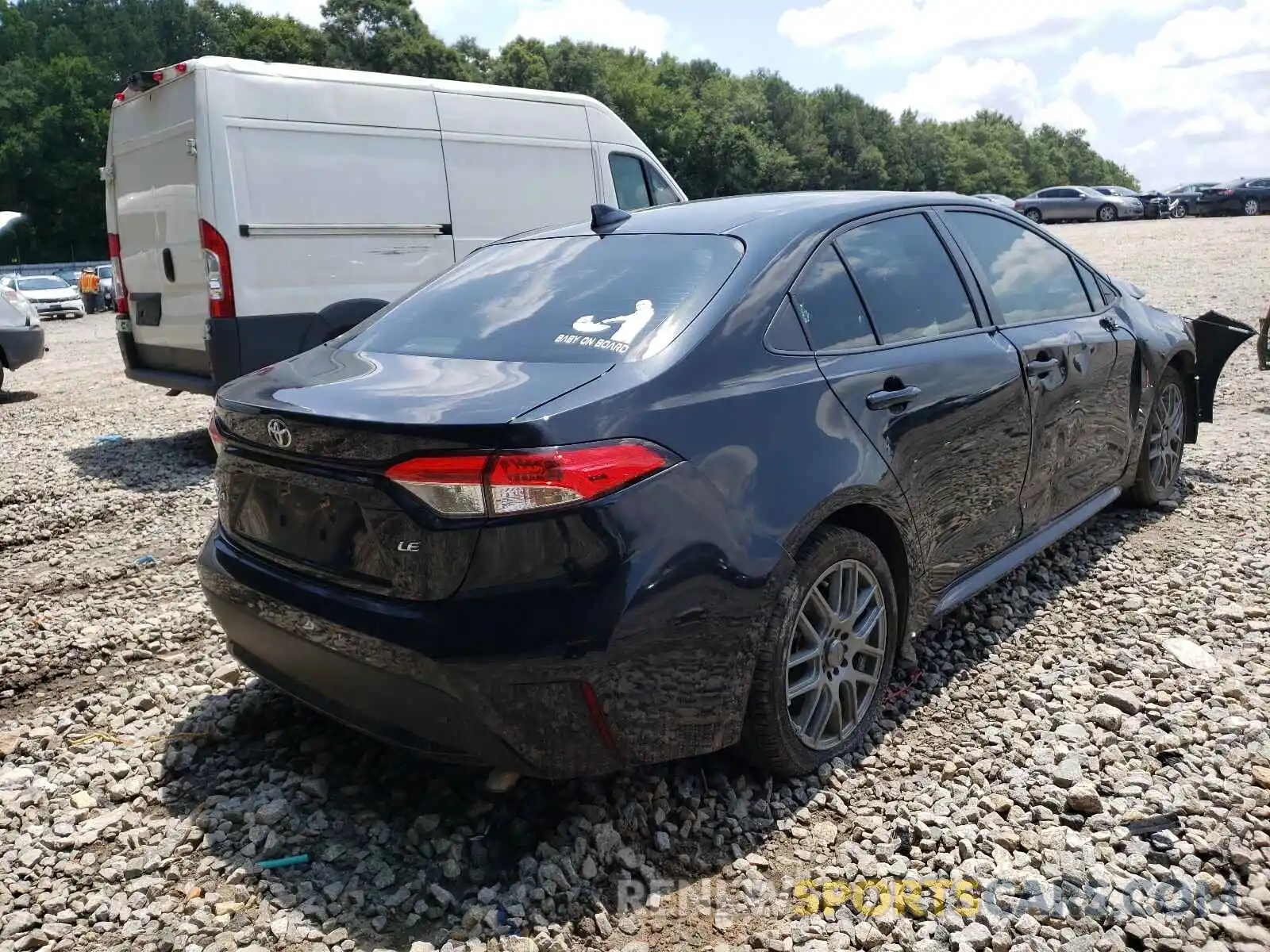 4 Photograph of a damaged car JTDEPRAE6LJ048827 TOYOTA COROLLA 2020