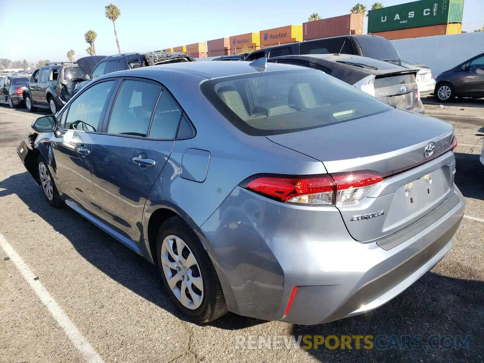 3 Photograph of a damaged car JTDEPRAE6LJ049301 TOYOTA COROLLA 2020