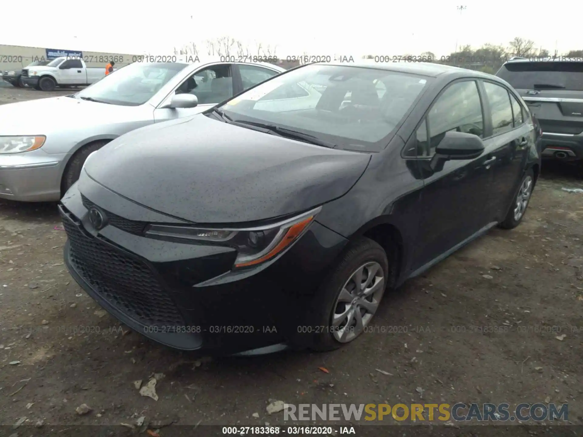 2 Photograph of a damaged car JTDEPRAE6LJ050898 TOYOTA COROLLA 2020