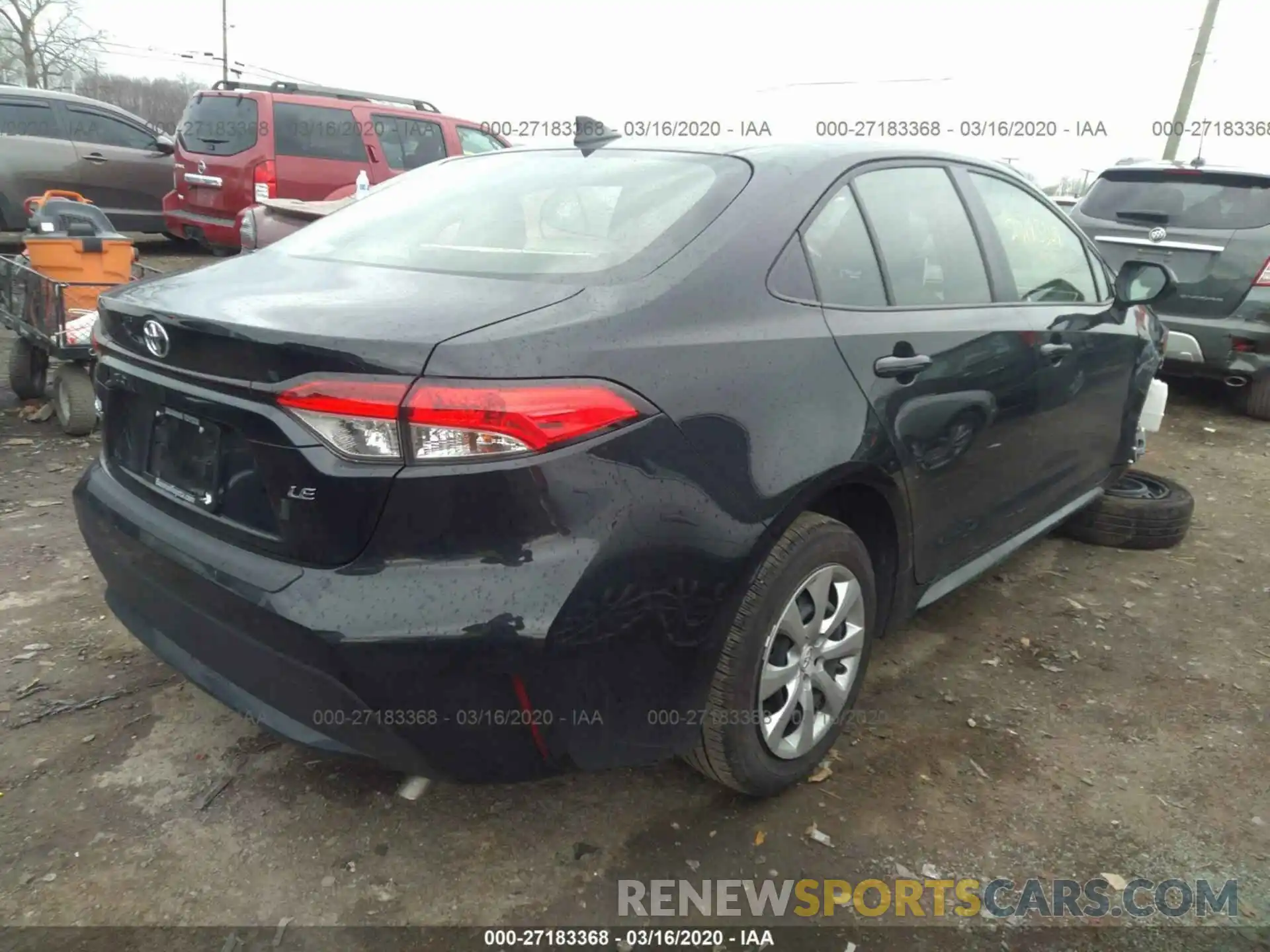 4 Photograph of a damaged car JTDEPRAE6LJ050898 TOYOTA COROLLA 2020