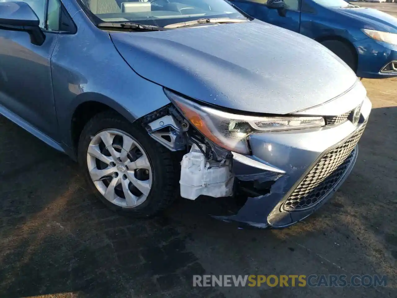 9 Photograph of a damaged car JTDEPRAE6LJ051047 TOYOTA COROLLA 2020