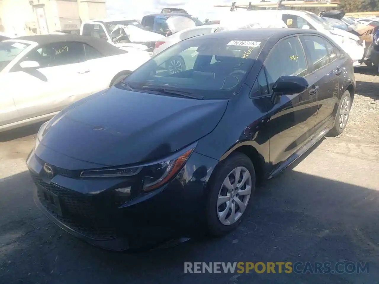 2 Photograph of a damaged car JTDEPRAE6LJ051551 TOYOTA COROLLA 2020