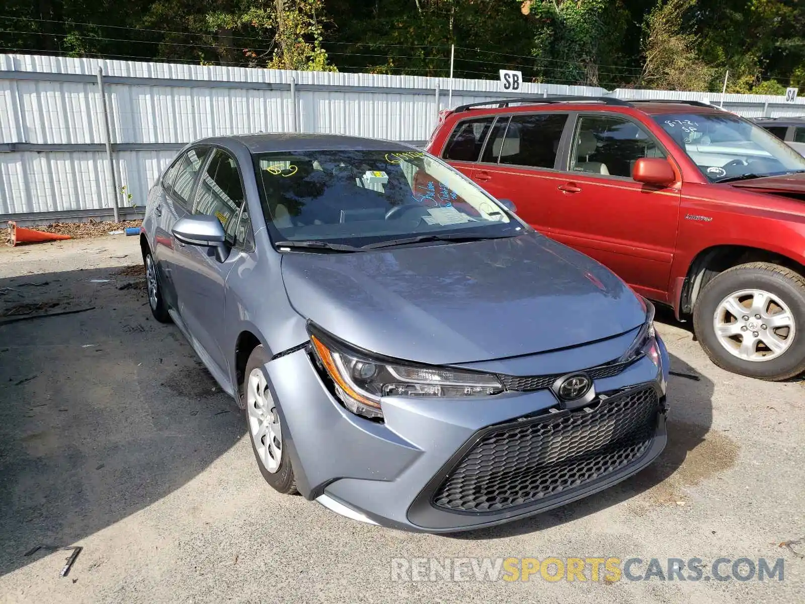 9 Photograph of a damaged car JTDEPRAE6LJ051811 TOYOTA COROLLA 2020