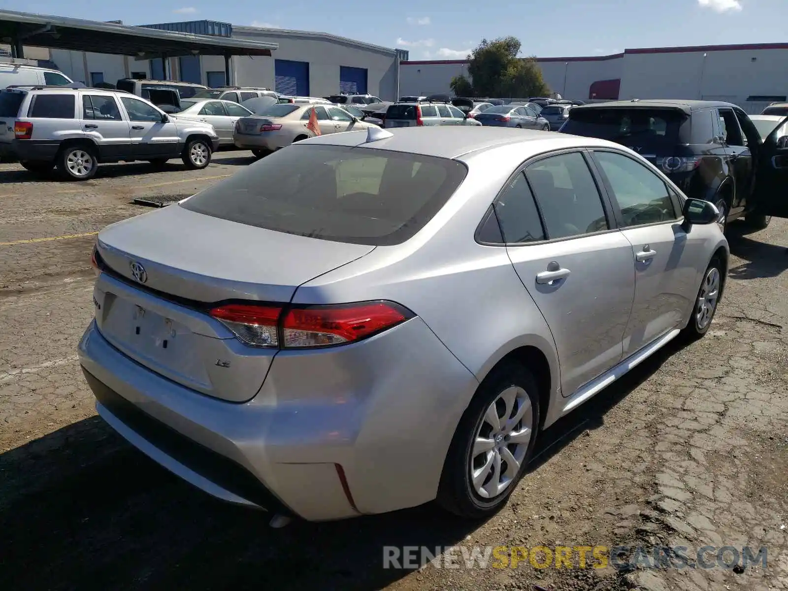 4 Photograph of a damaged car JTDEPRAE6LJ051873 TOYOTA COROLLA 2020