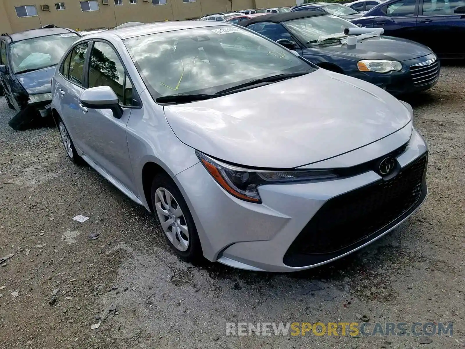 1 Photograph of a damaged car JTDEPRAE6LJ052389 TOYOTA COROLLA 2020