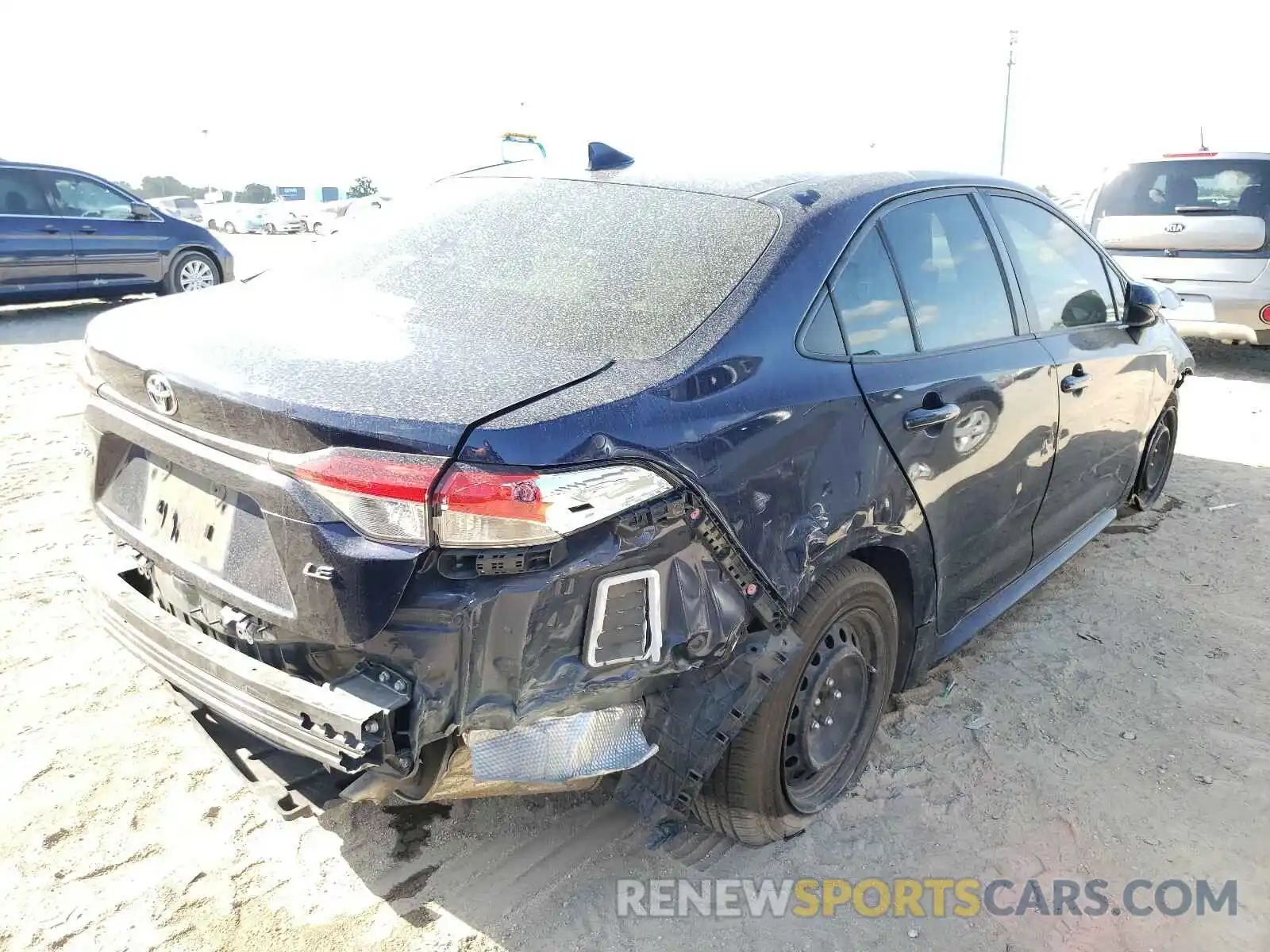 4 Photograph of a damaged car JTDEPRAE6LJ052439 TOYOTA COROLLA 2020