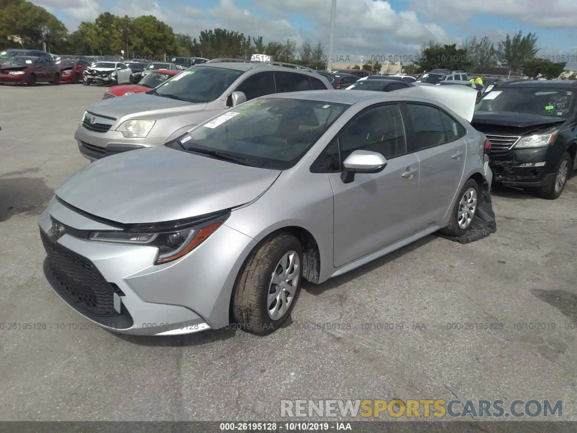 2 Photograph of a damaged car JTDEPRAE6LJ052442 TOYOTA COROLLA 2020