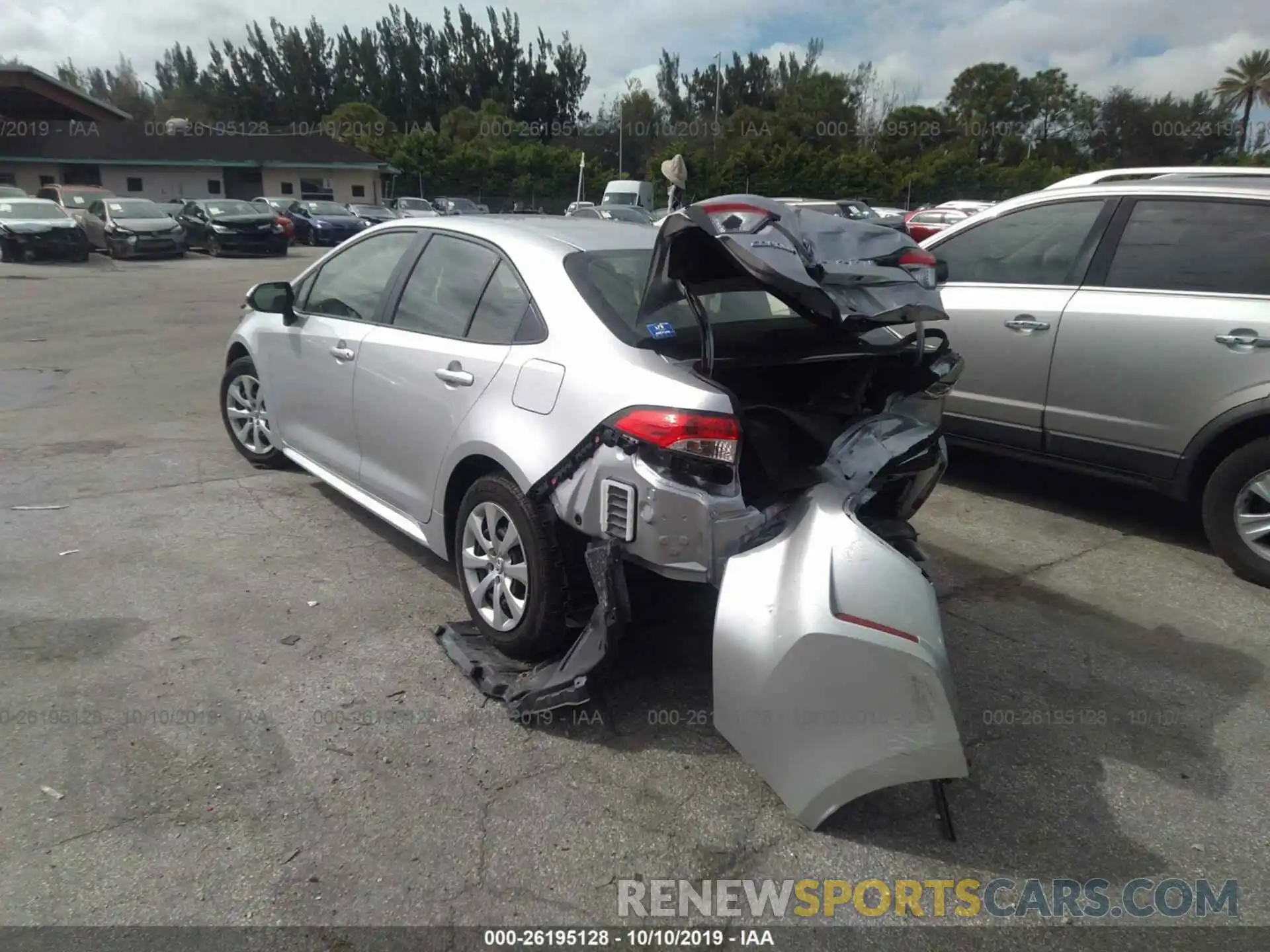 3 Photograph of a damaged car JTDEPRAE6LJ052442 TOYOTA COROLLA 2020