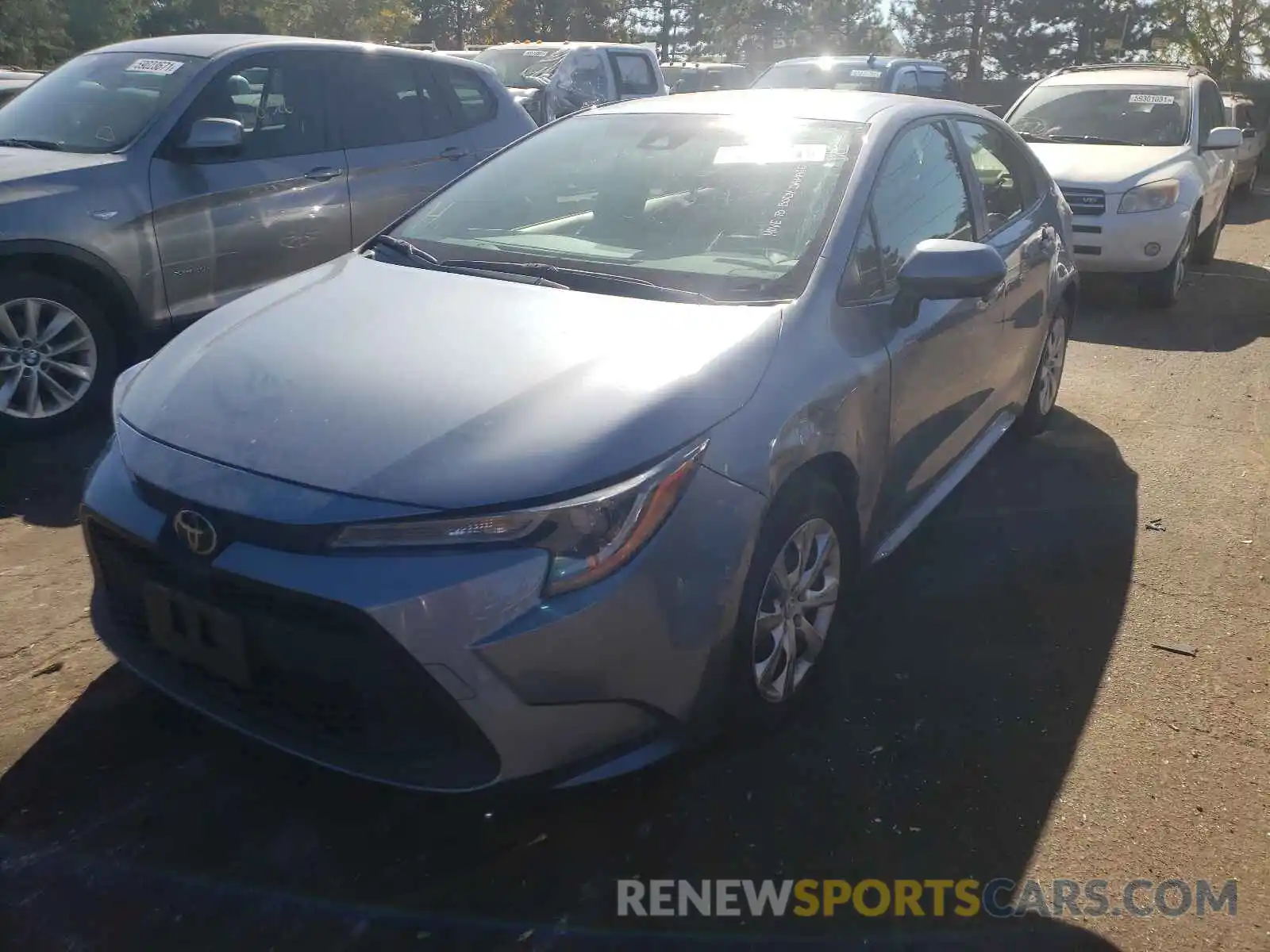 2 Photograph of a damaged car JTDEPRAE6LJ052456 TOYOTA COROLLA 2020