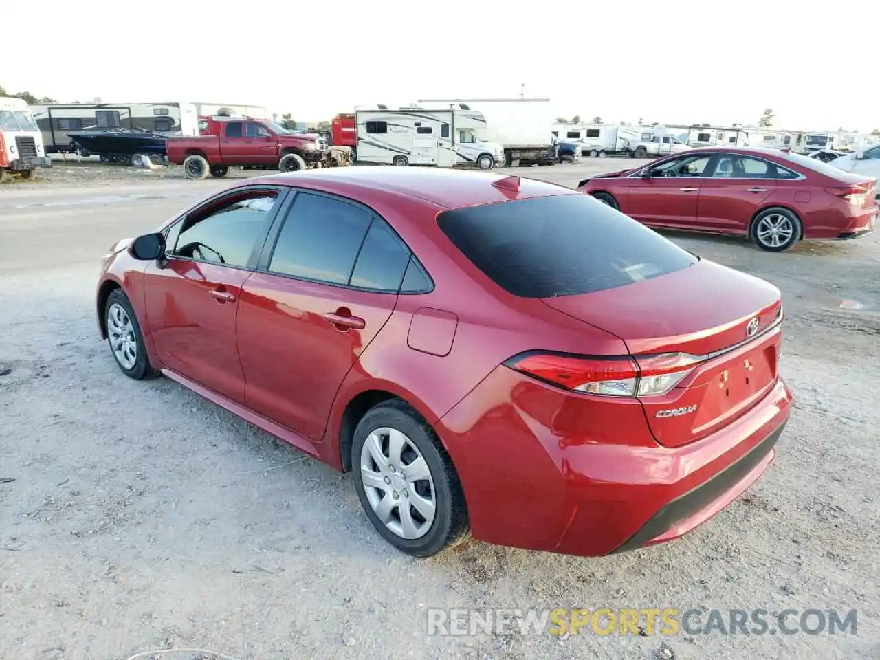 3 Photograph of a damaged car JTDEPRAE6LJ052506 TOYOTA COROLLA 2020