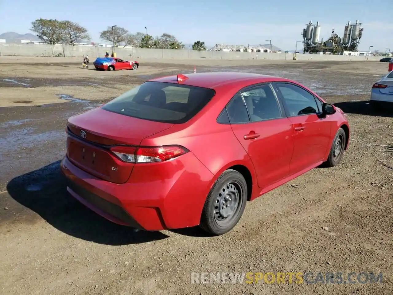 4 Photograph of a damaged car JTDEPRAE6LJ052537 TOYOTA COROLLA 2020