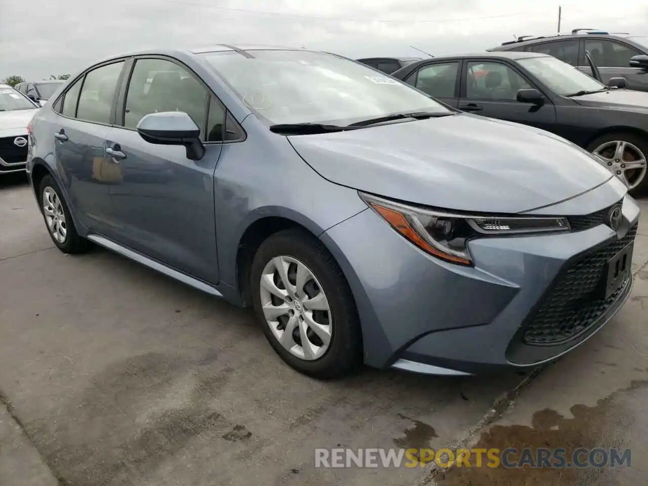 1 Photograph of a damaged car JTDEPRAE6LJ052697 TOYOTA COROLLA 2020