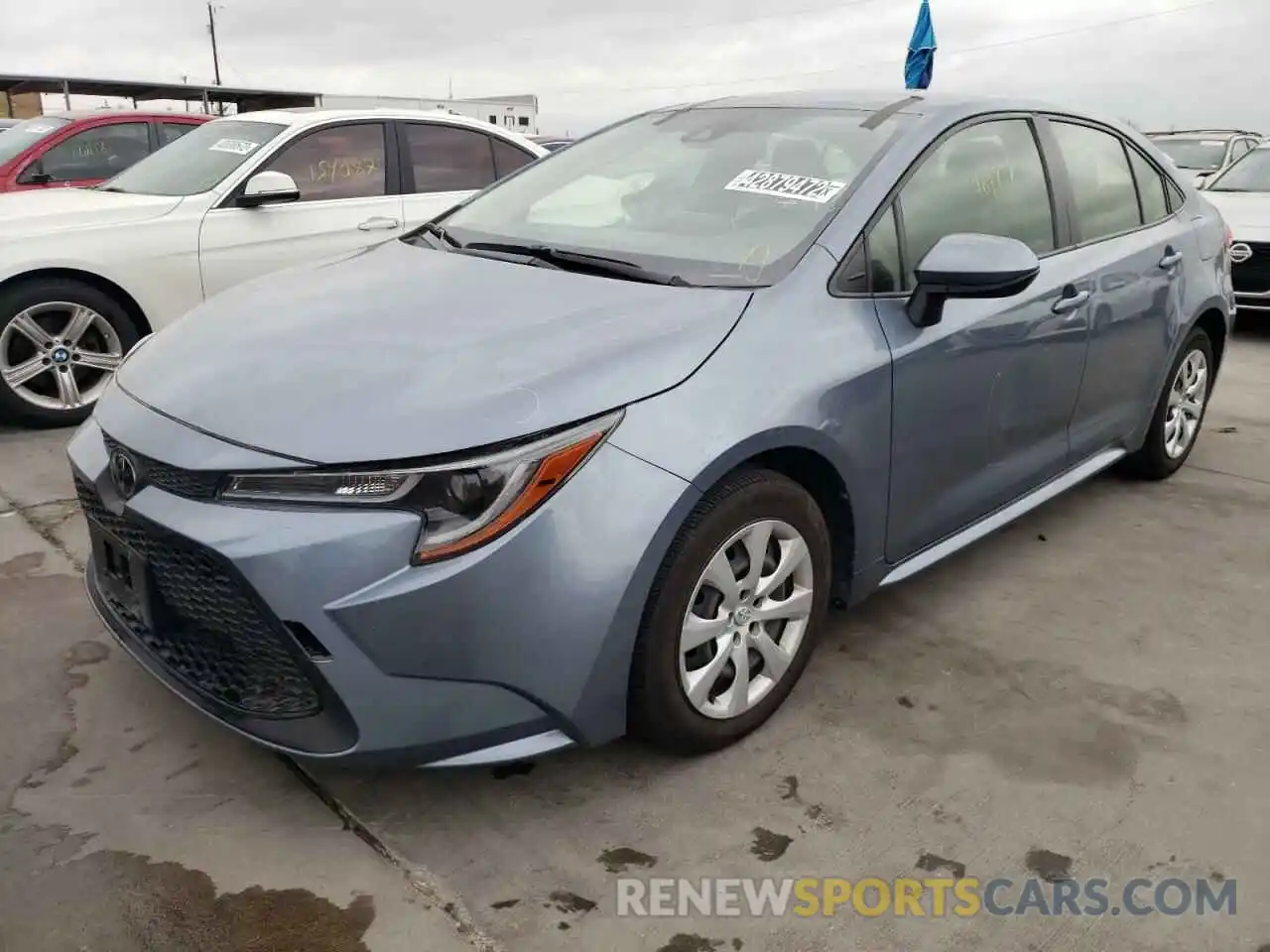 2 Photograph of a damaged car JTDEPRAE6LJ052697 TOYOTA COROLLA 2020