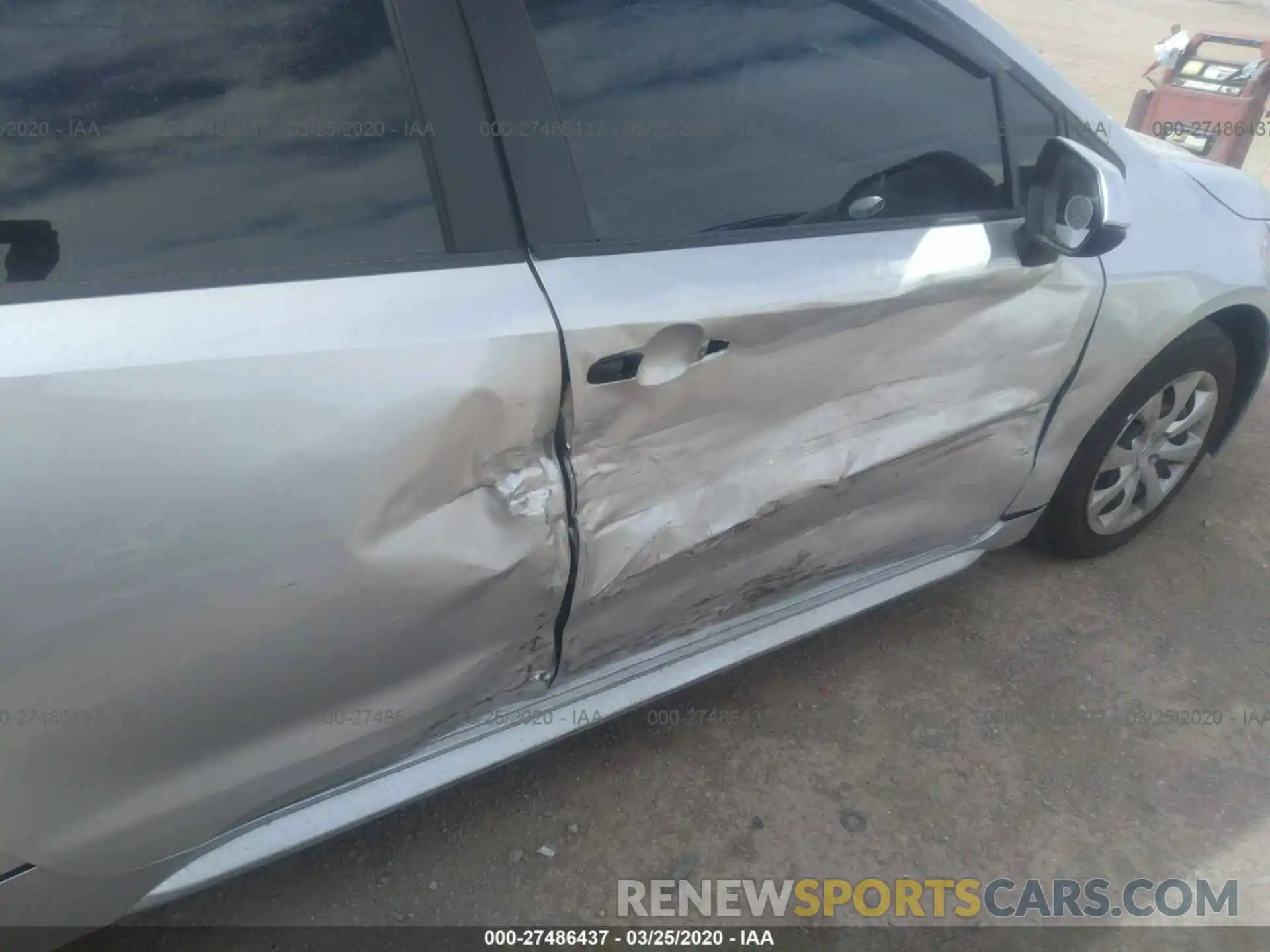 6 Photograph of a damaged car JTDEPRAE6LJ052778 TOYOTA COROLLA 2020