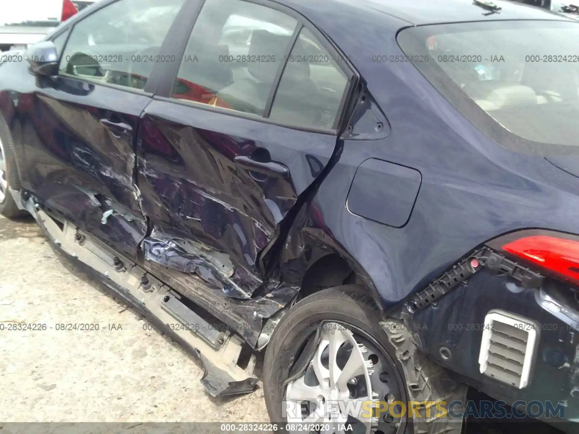 6 Photograph of a damaged car JTDEPRAE6LJ053672 TOYOTA COROLLA 2020