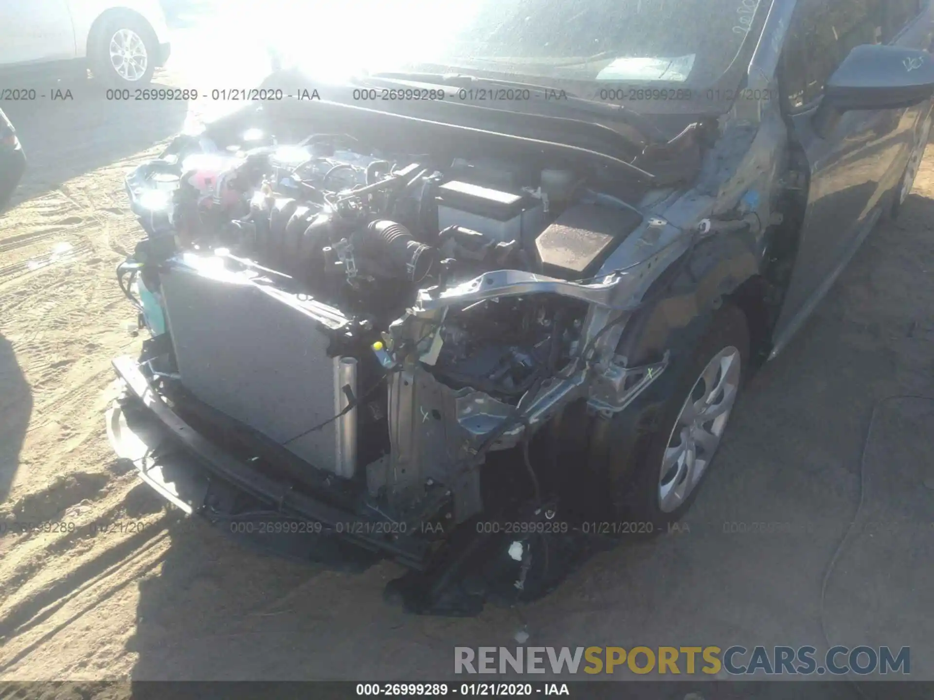 6 Фотография поврежденного автомобиля JTDEPRAE6LJ054367 TOYOTA COROLLA 2020
