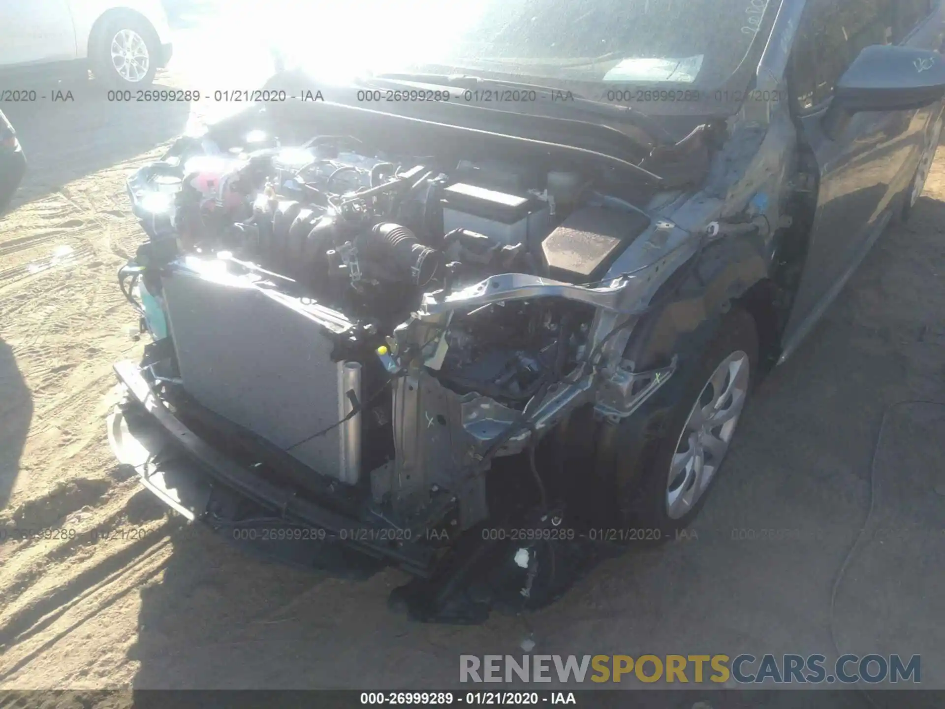 6 Photograph of a damaged car JTDEPRAE6LJ054367 TOYOTA COROLLA 2020