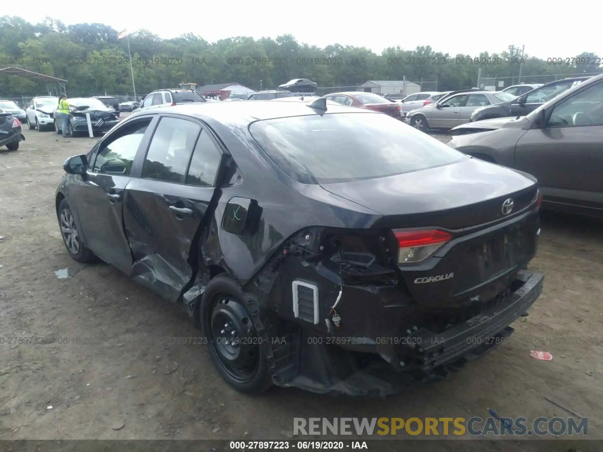 6 Photograph of a damaged car JTDEPRAE6LJ054403 TOYOTA COROLLA 2020