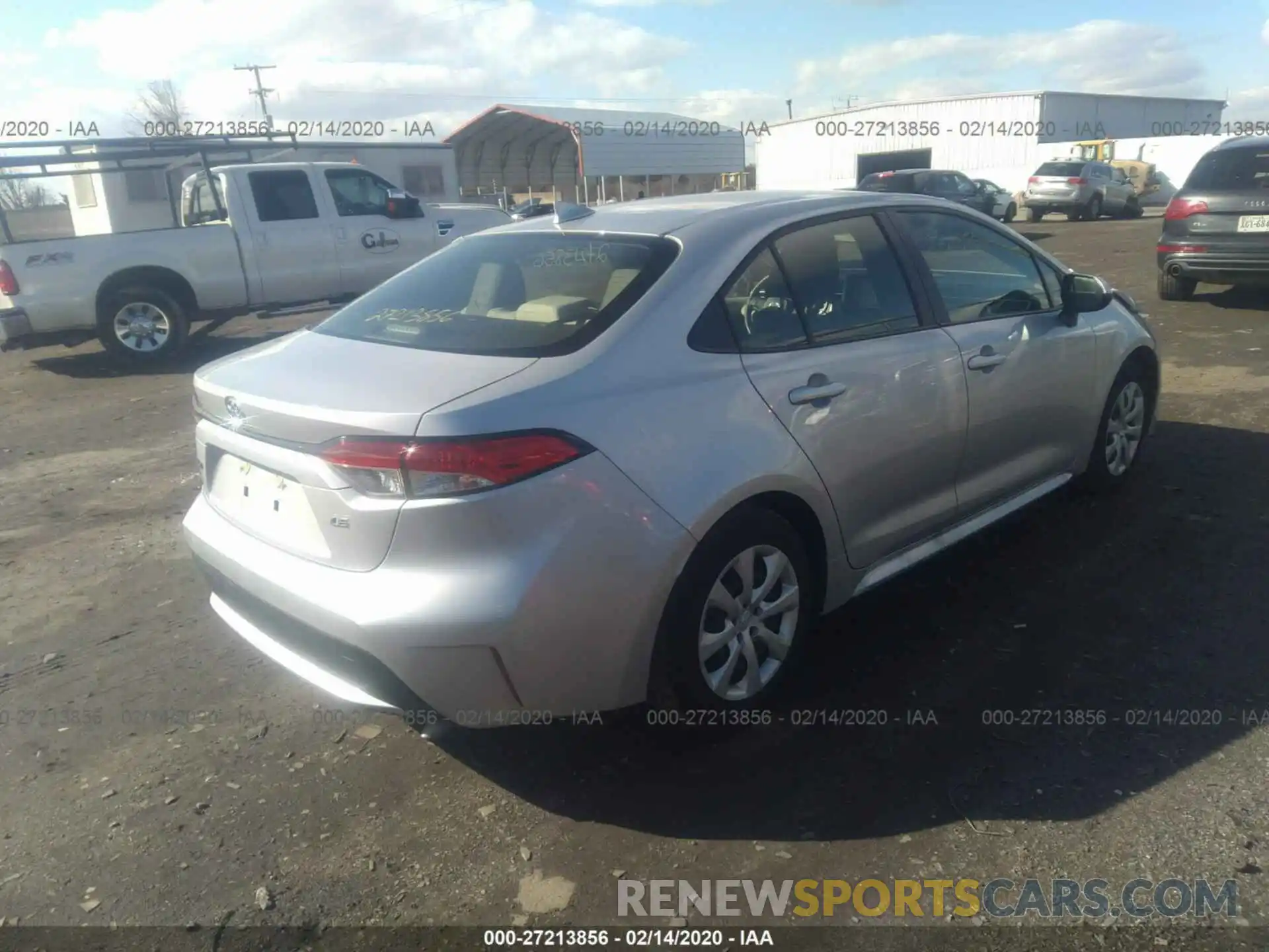 4 Photograph of a damaged car JTDEPRAE6LJ055499 TOYOTA COROLLA 2020