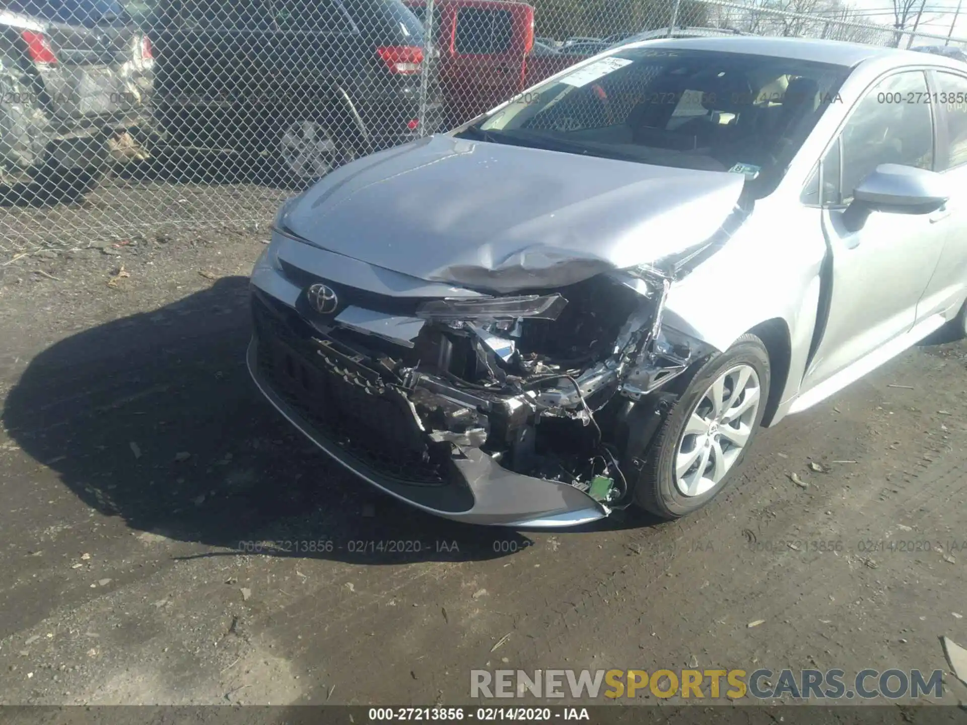 6 Photograph of a damaged car JTDEPRAE6LJ055499 TOYOTA COROLLA 2020