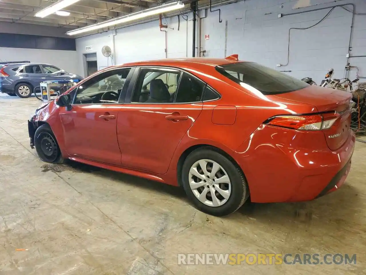 2 Photograph of a damaged car JTDEPRAE6LJ055549 TOYOTA COROLLA 2020