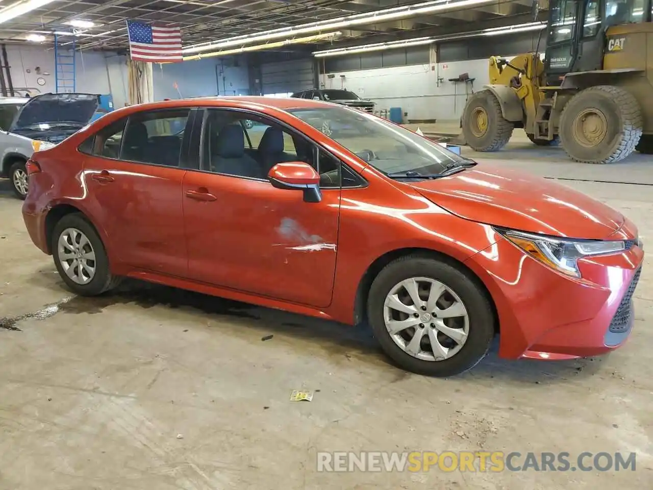 4 Photograph of a damaged car JTDEPRAE6LJ055549 TOYOTA COROLLA 2020