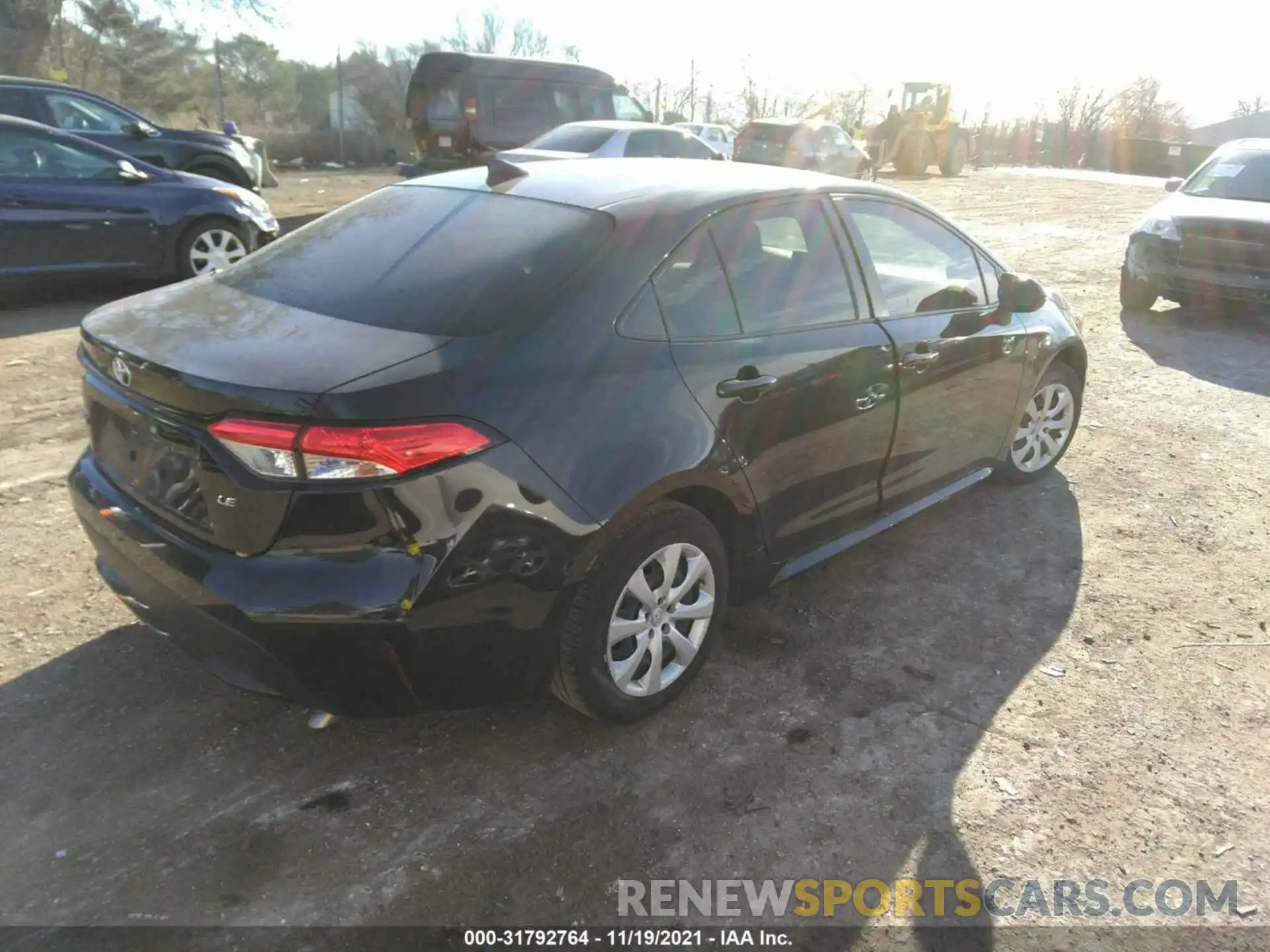 4 Photograph of a damaged car JTDEPRAE6LJ055616 TOYOTA COROLLA 2020