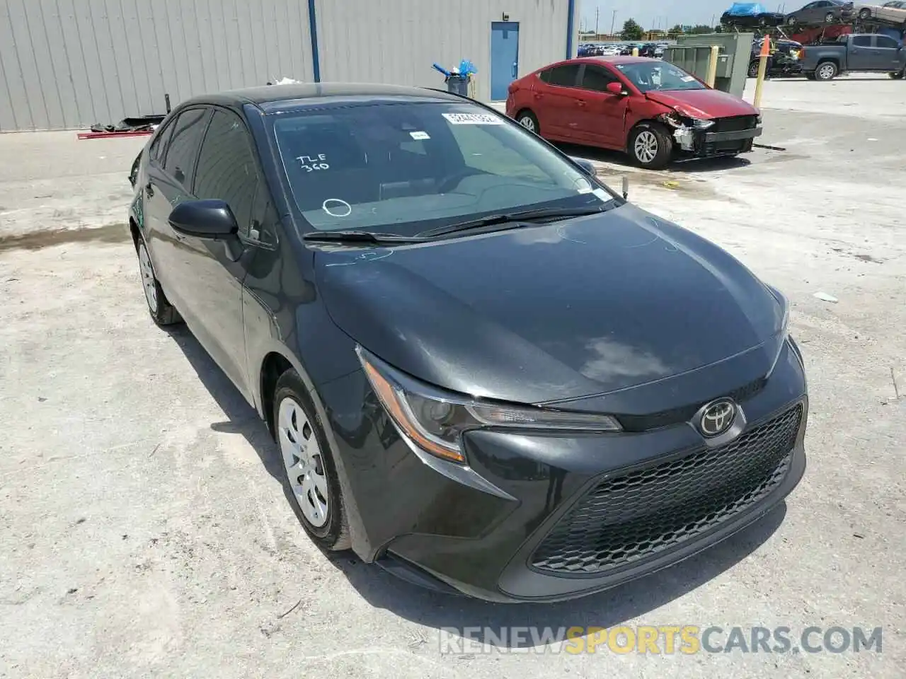 1 Photograph of a damaged car JTDEPRAE6LJ055650 TOYOTA COROLLA 2020