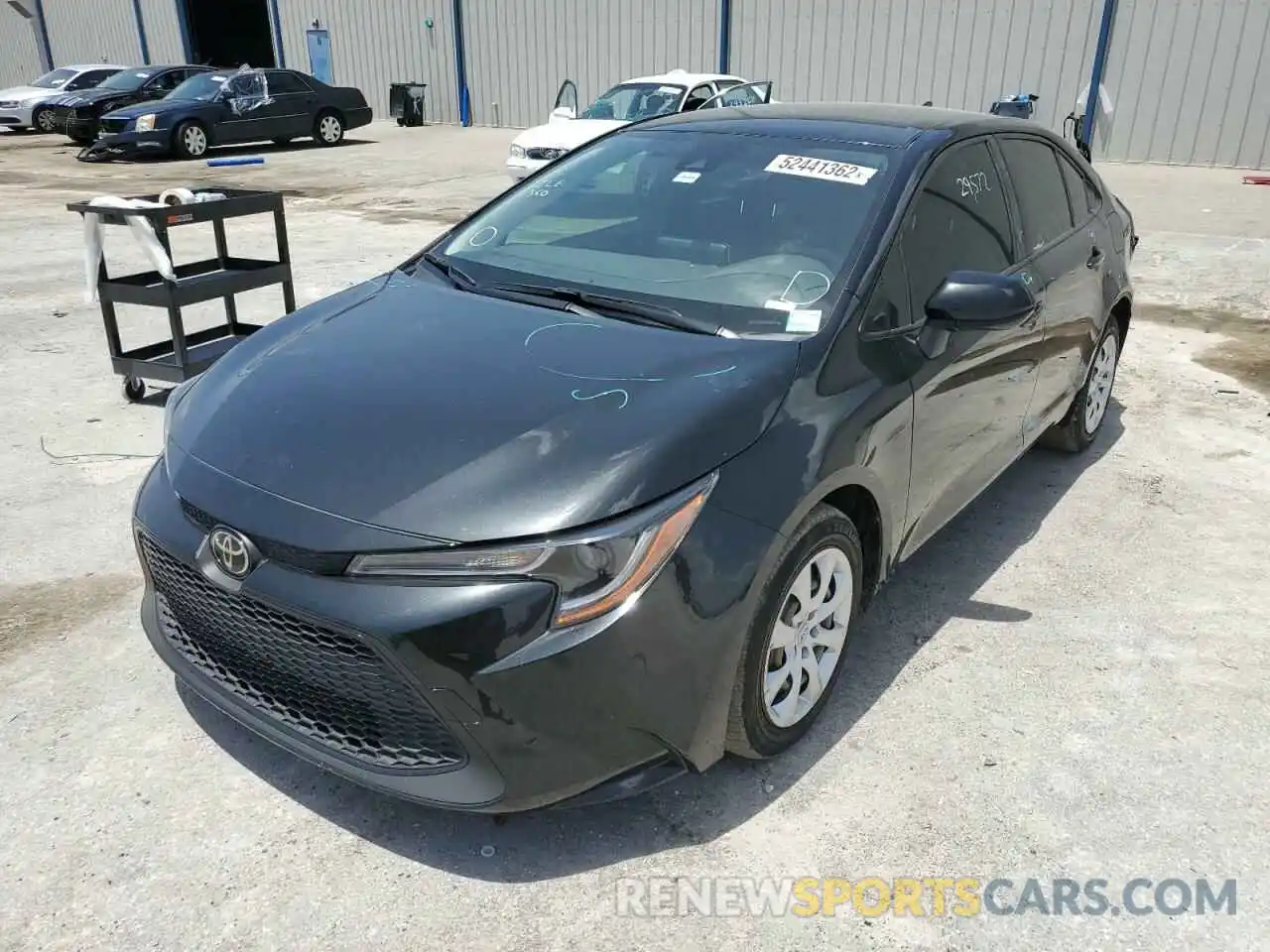 2 Photograph of a damaged car JTDEPRAE6LJ055650 TOYOTA COROLLA 2020