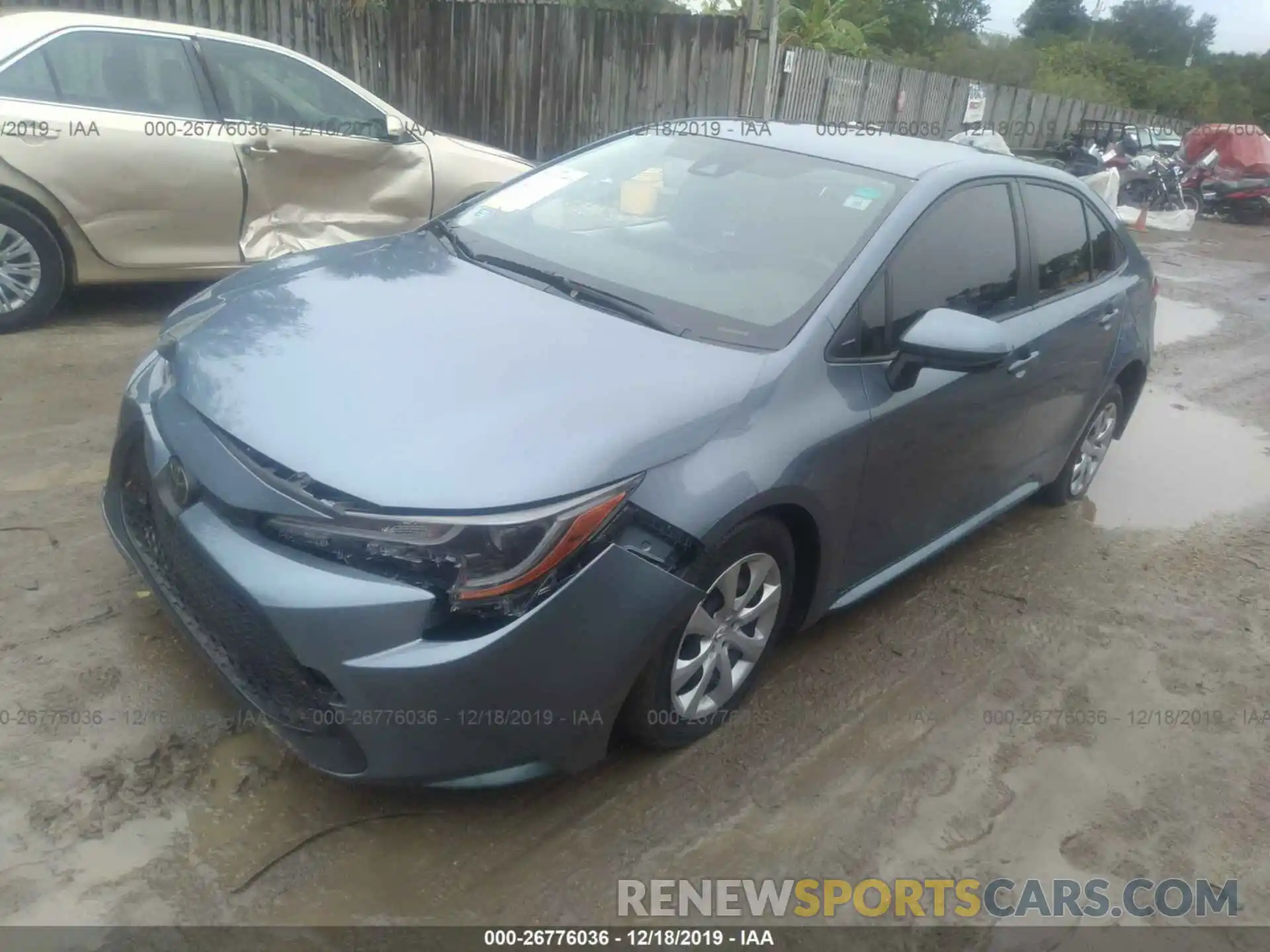 2 Photograph of a damaged car JTDEPRAE6LJ055678 TOYOTA COROLLA 2020