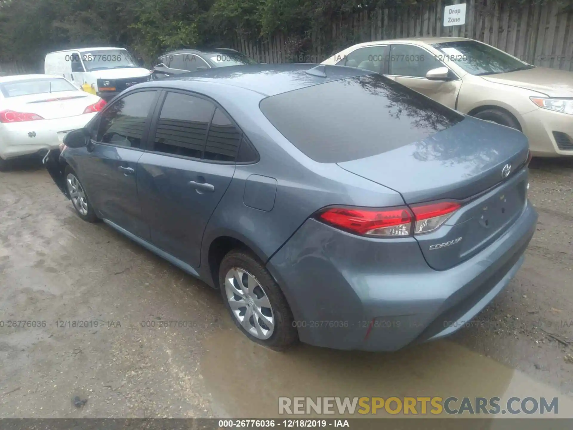 3 Photograph of a damaged car JTDEPRAE6LJ055678 TOYOTA COROLLA 2020