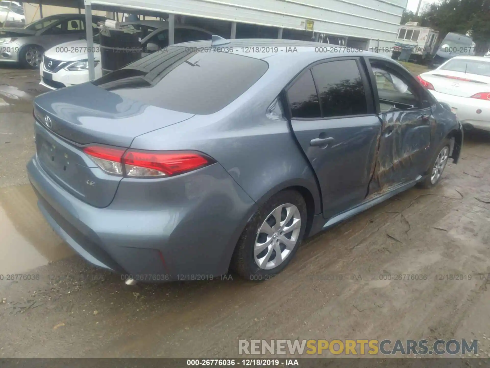 4 Photograph of a damaged car JTDEPRAE6LJ055678 TOYOTA COROLLA 2020