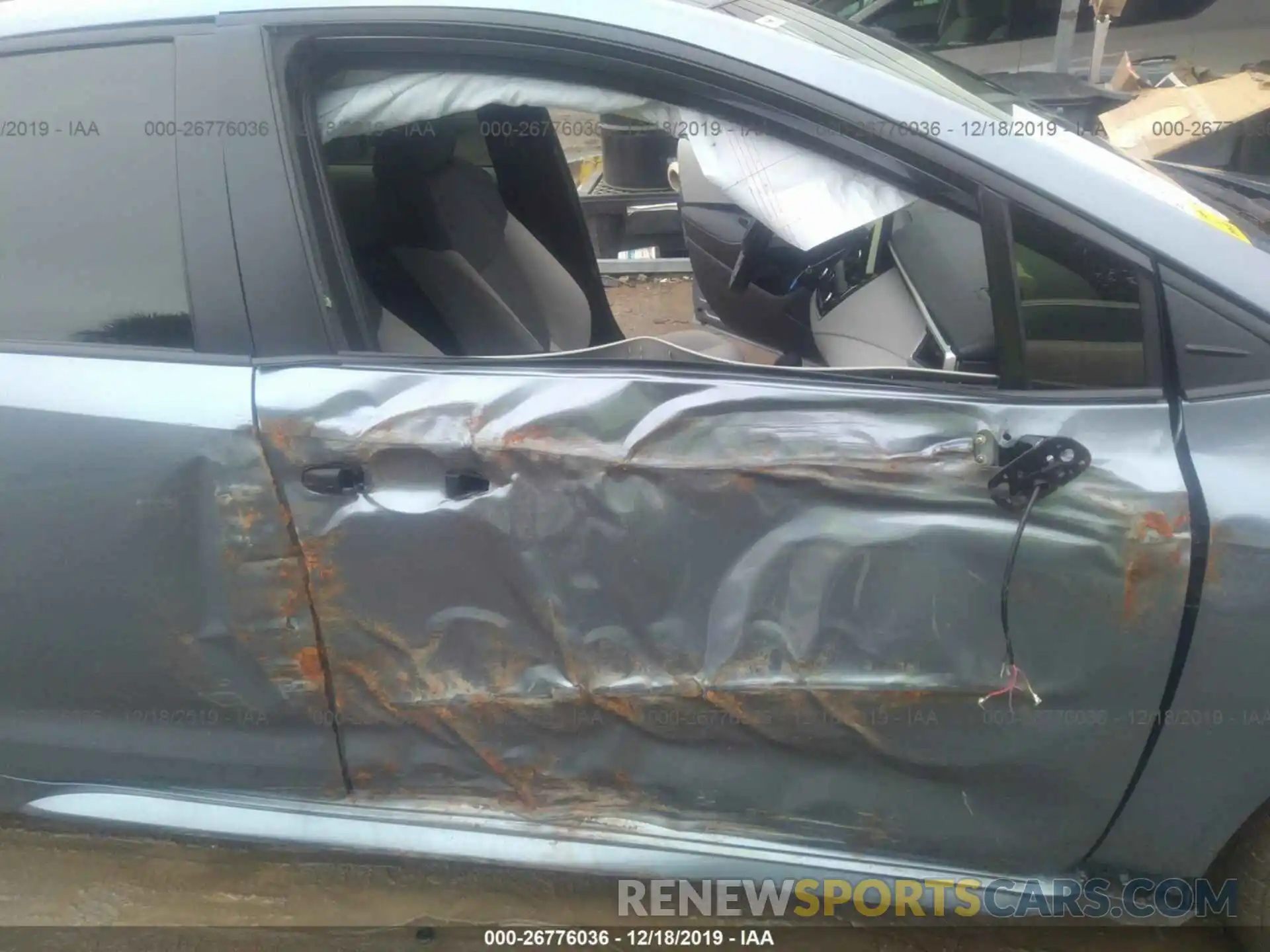 6 Photograph of a damaged car JTDEPRAE6LJ055678 TOYOTA COROLLA 2020