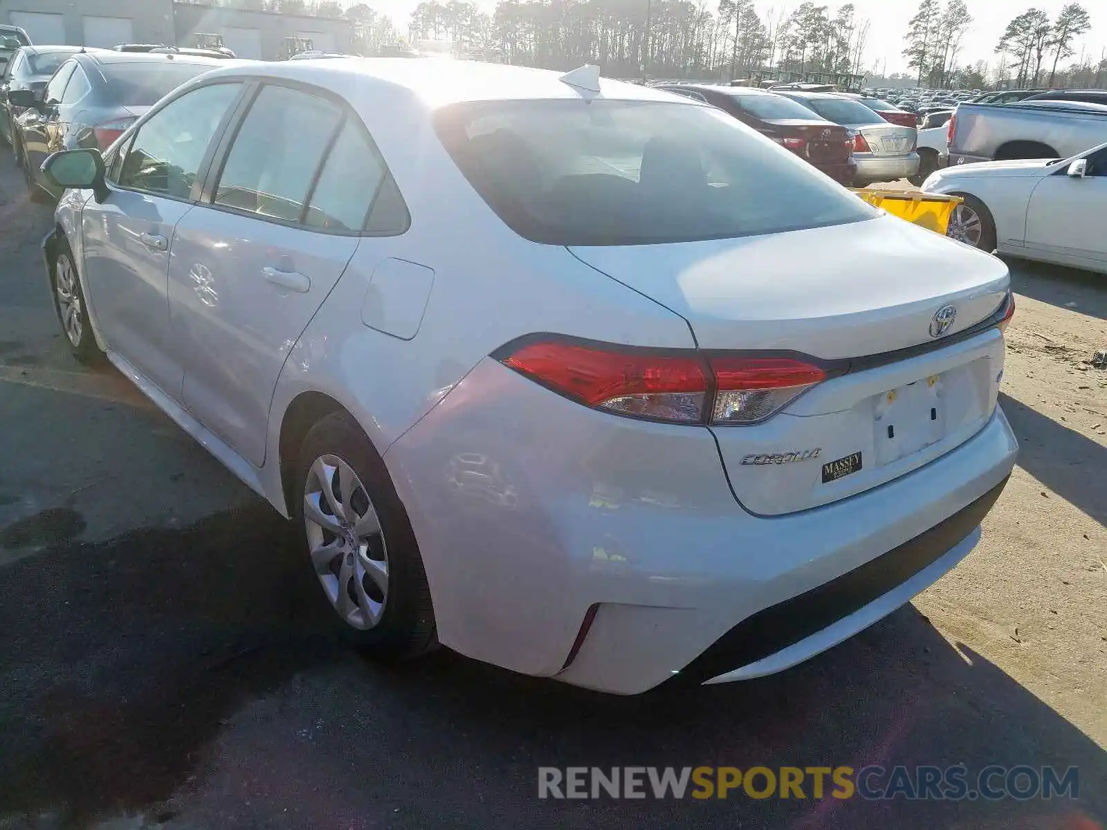 3 Photograph of a damaged car JTDEPRAE6LJ055695 TOYOTA COROLLA 2020