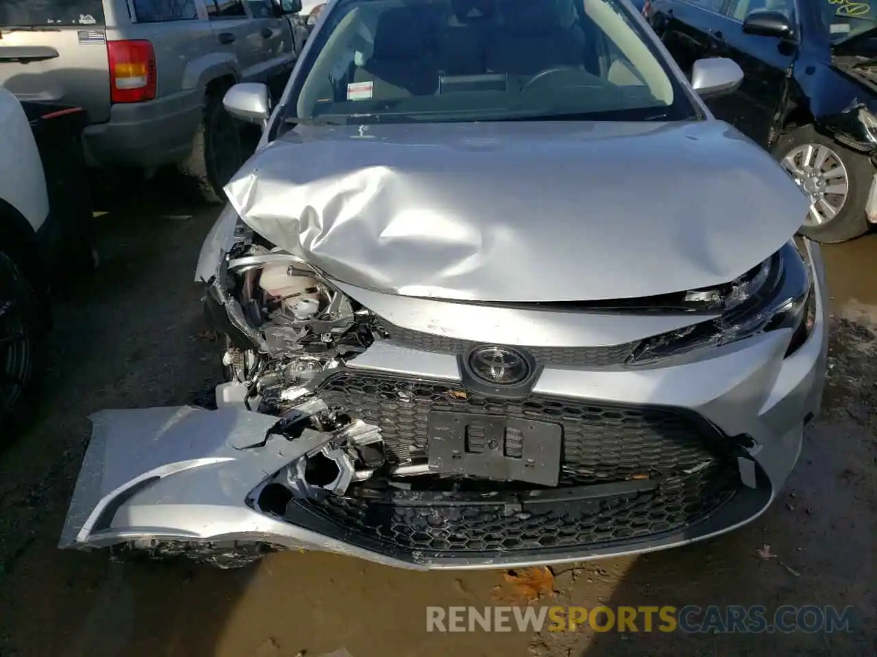 7 Photograph of a damaged car JTDEPRAE6LJ056085 TOYOTA COROLLA 2020