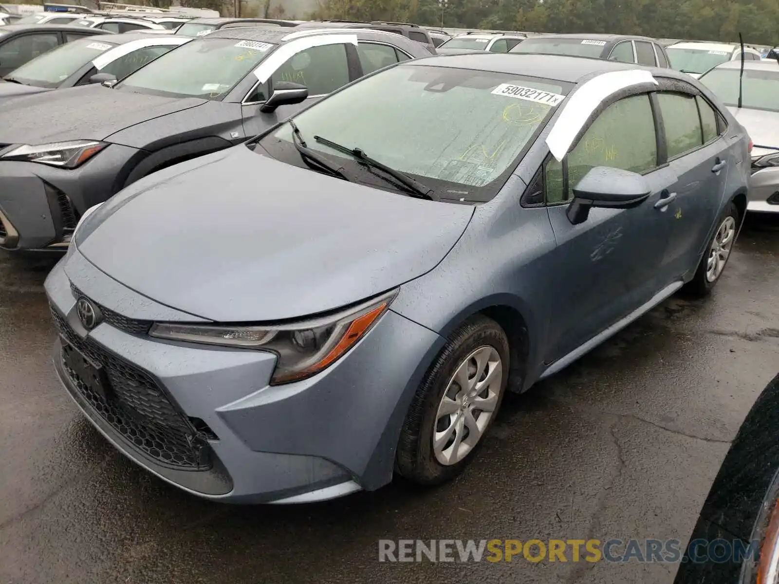 2 Photograph of a damaged car JTDEPRAE6LJ056538 TOYOTA COROLLA 2020