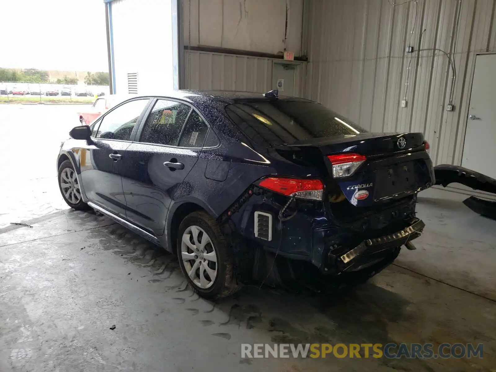 3 Photograph of a damaged car JTDEPRAE6LJ056622 TOYOTA COROLLA 2020