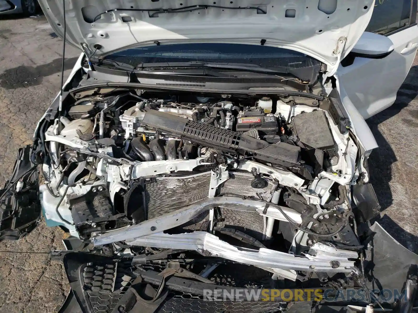 7 Photograph of a damaged car JTDEPRAE6LJ056698 TOYOTA COROLLA 2020