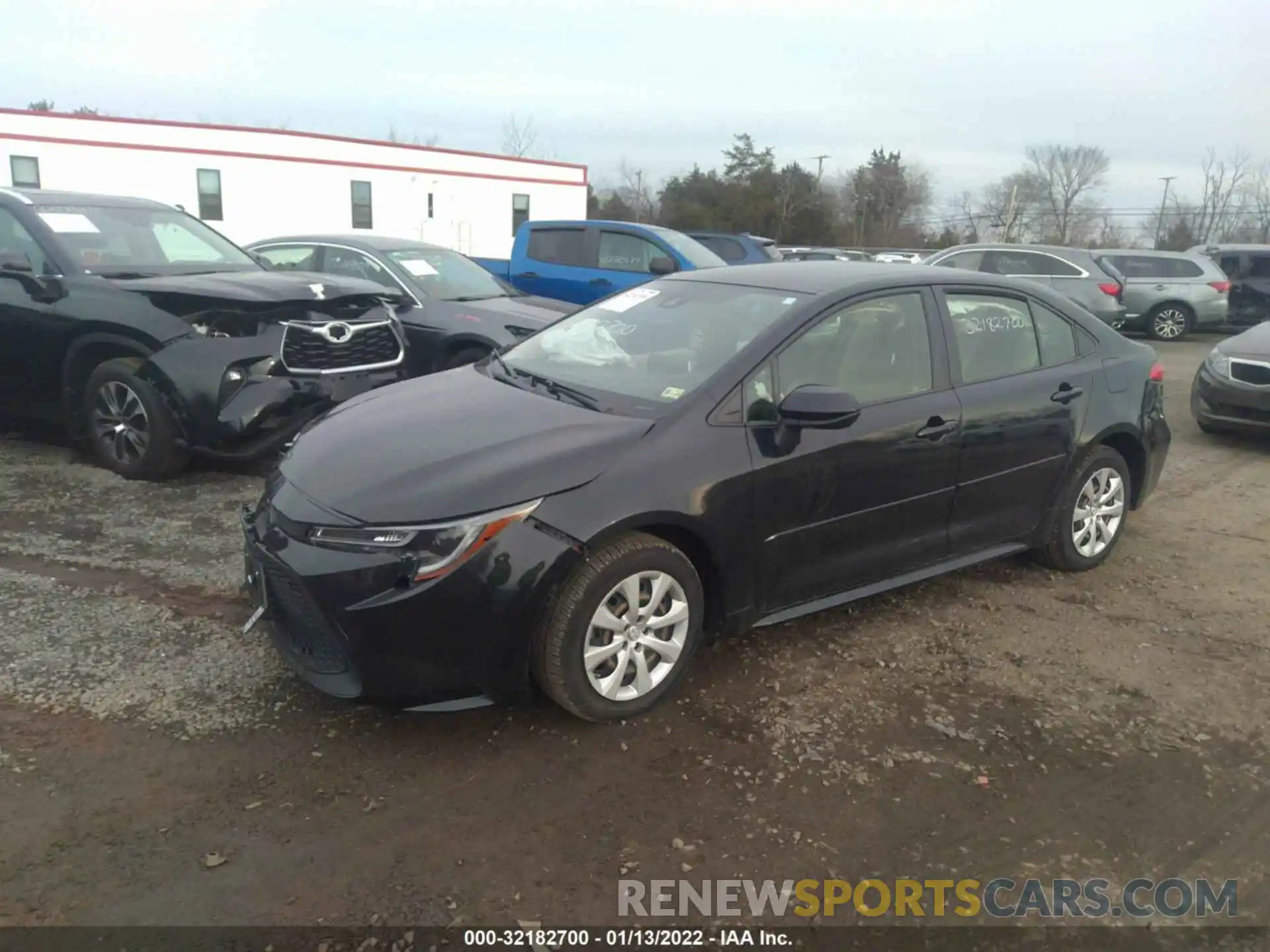 2 Photograph of a damaged car JTDEPRAE6LJ057267 TOYOTA COROLLA 2020