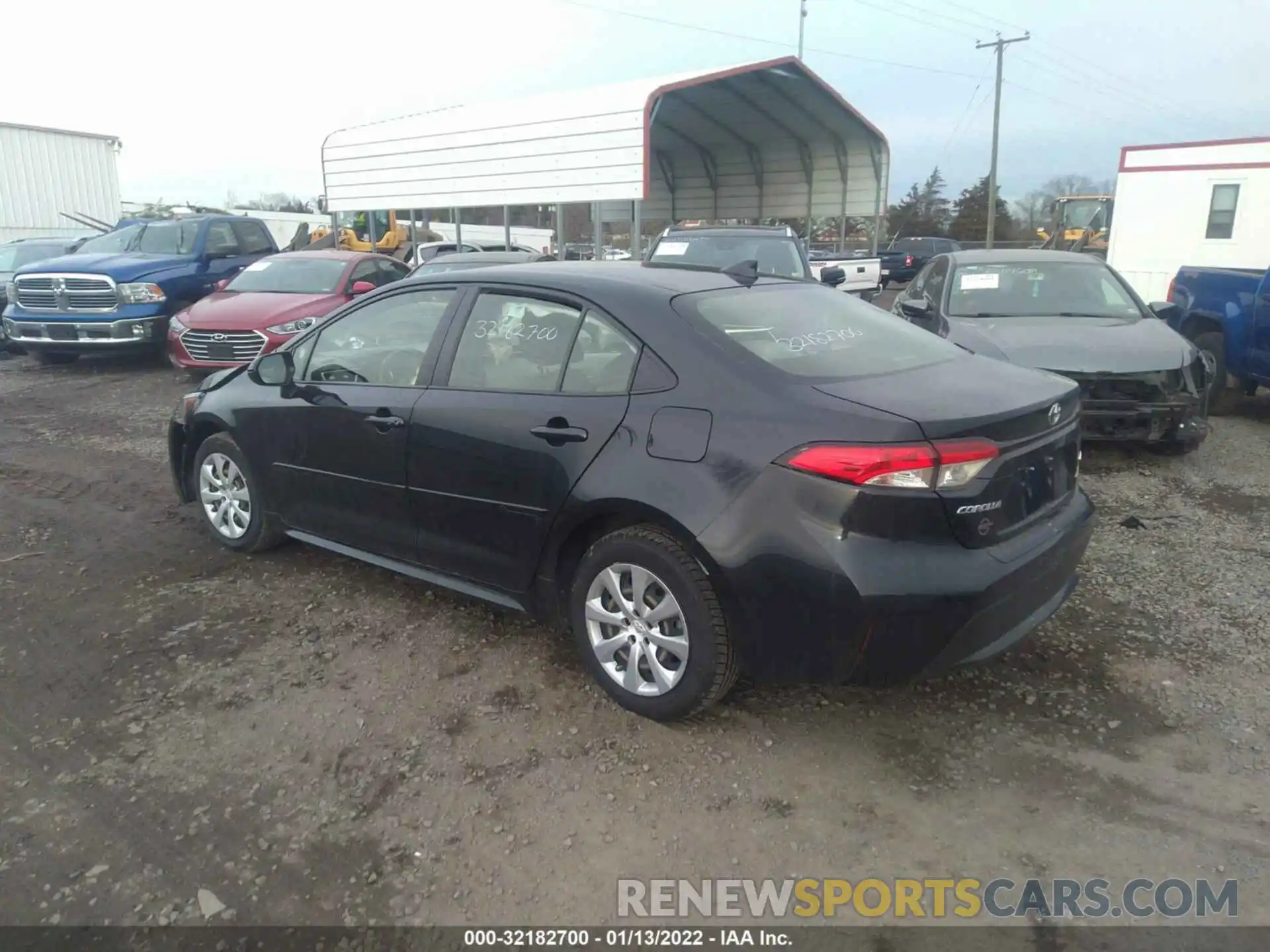 3 Photograph of a damaged car JTDEPRAE6LJ057267 TOYOTA COROLLA 2020