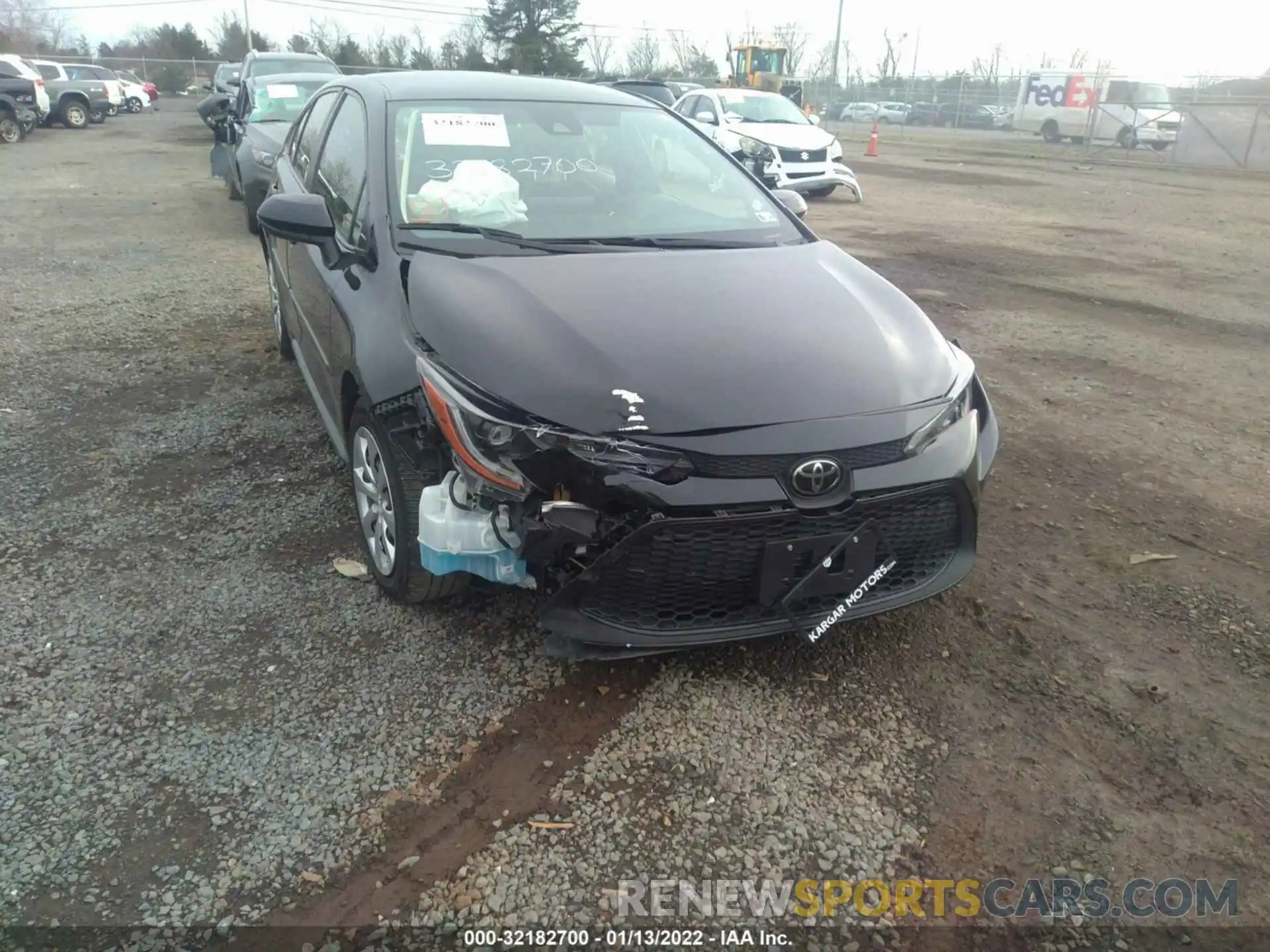 6 Photograph of a damaged car JTDEPRAE6LJ057267 TOYOTA COROLLA 2020