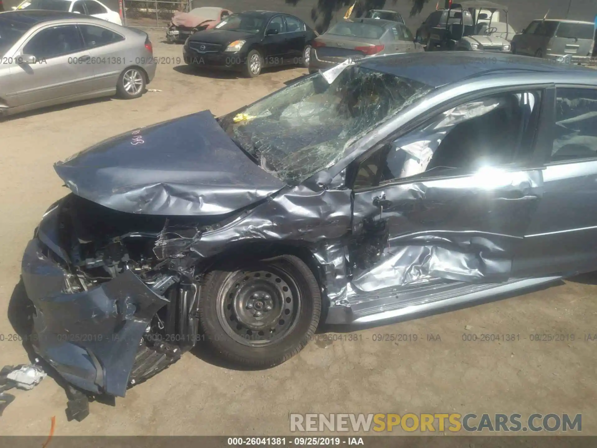 6 Photograph of a damaged car JTDEPRAE6LJ057429 TOYOTA COROLLA 2020