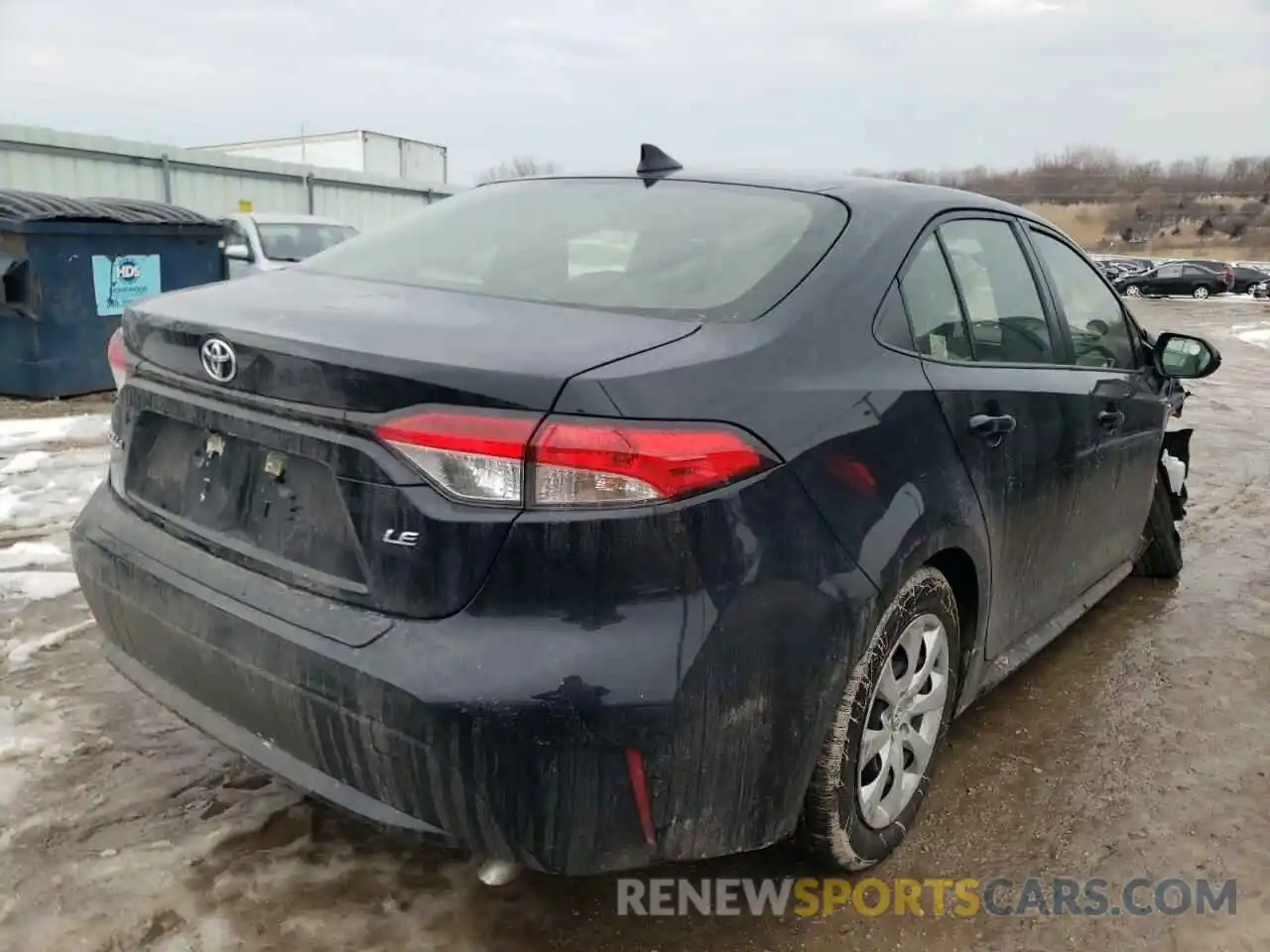 4 Photograph of a damaged car JTDEPRAE6LJ058709 TOYOTA COROLLA 2020