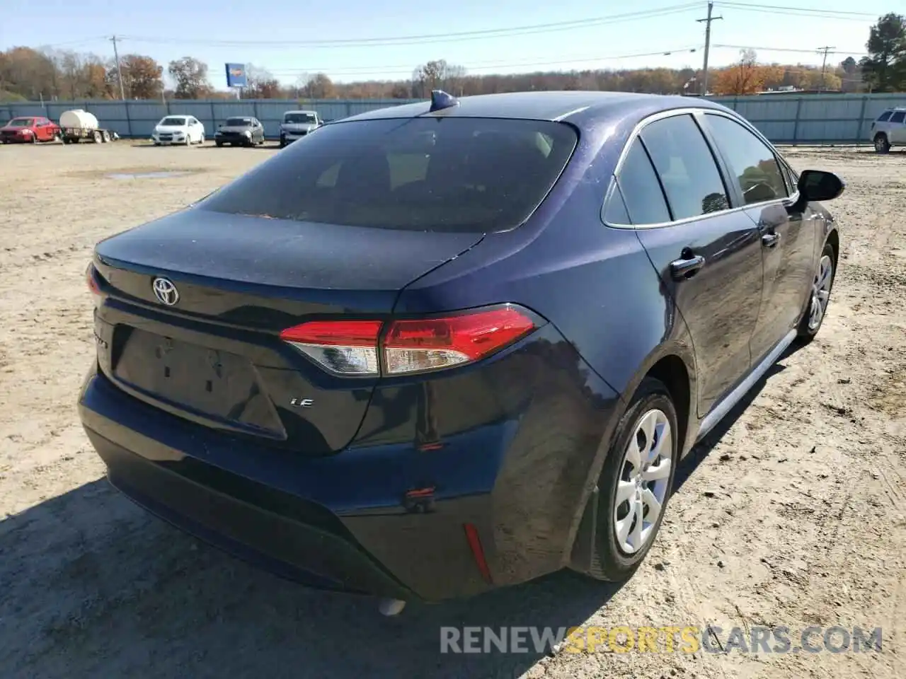 4 Photograph of a damaged car JTDEPRAE6LJ058760 TOYOTA COROLLA 2020