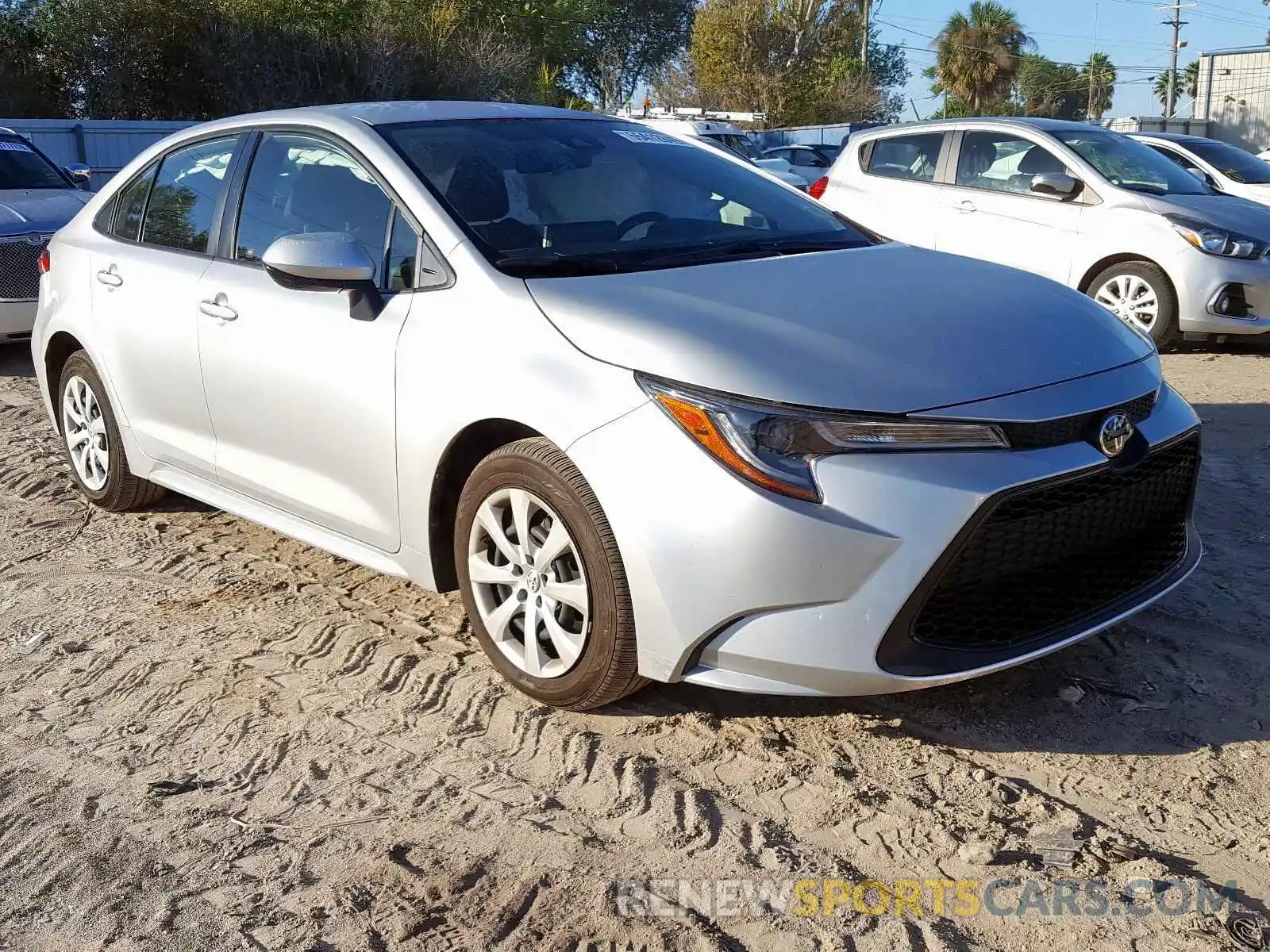 1 Photograph of a damaged car JTDEPRAE6LJ059097 TOYOTA COROLLA 2020