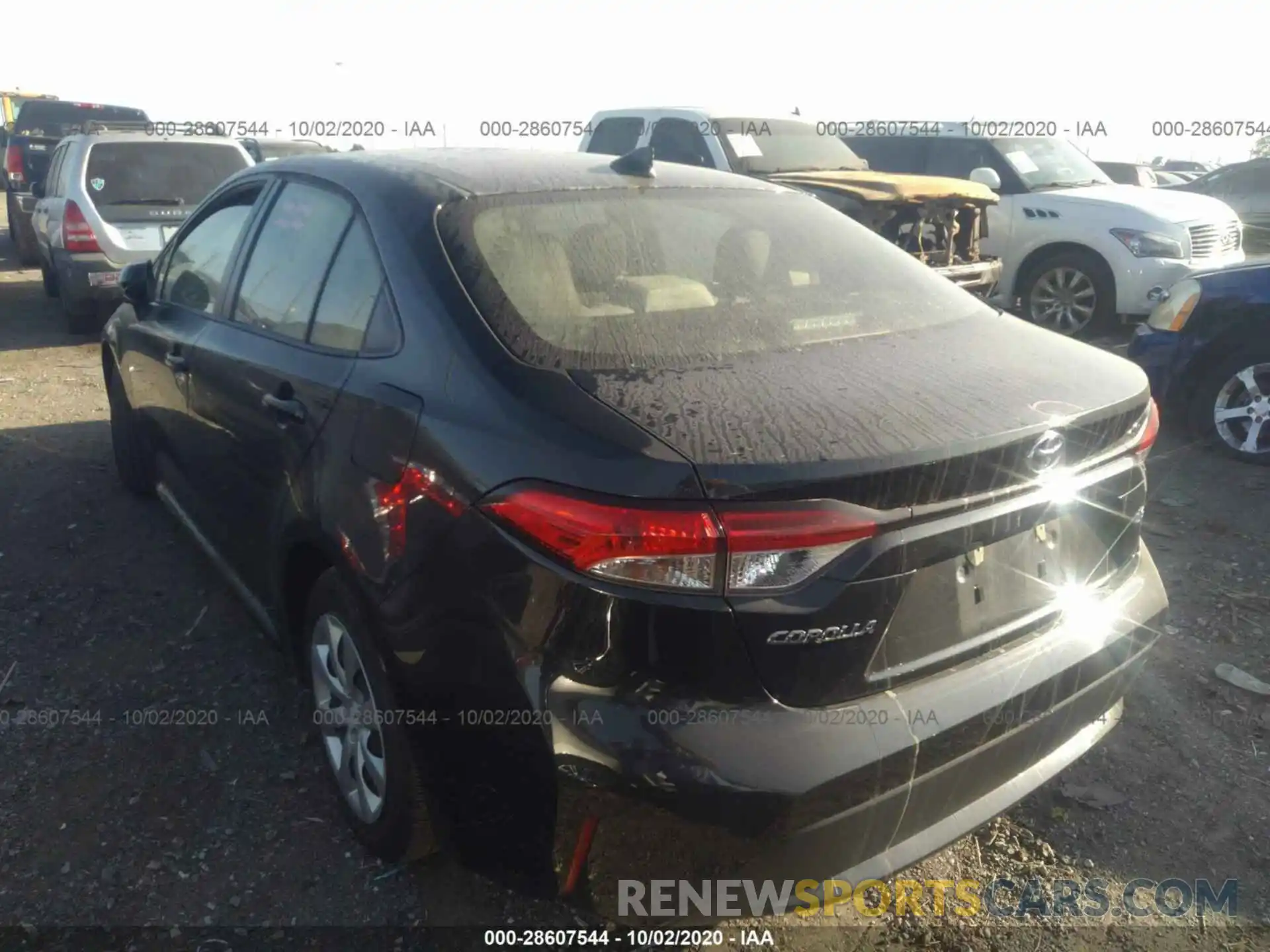 3 Photograph of a damaged car JTDEPRAE6LJ059164 TOYOTA COROLLA 2020