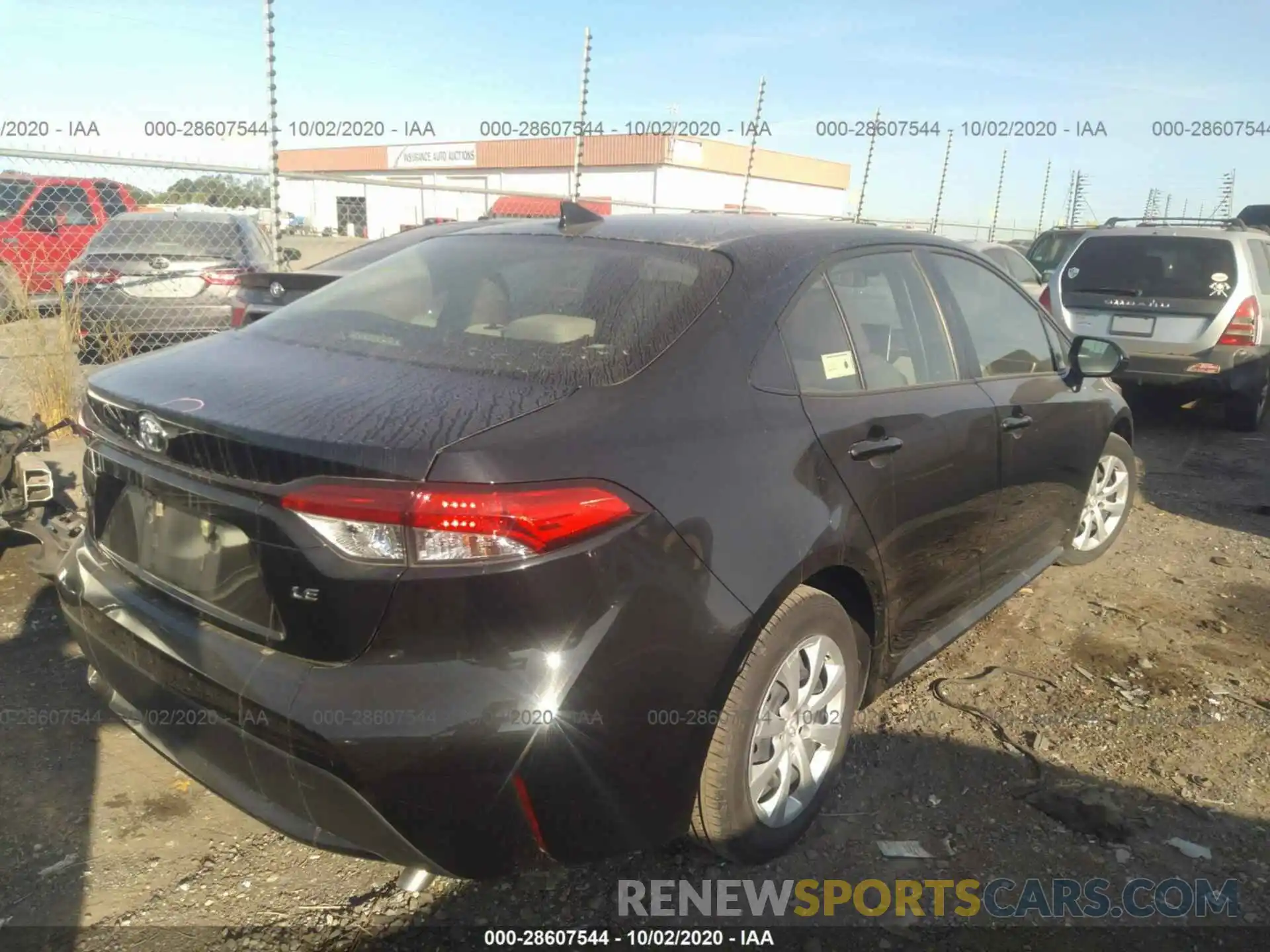 4 Photograph of a damaged car JTDEPRAE6LJ059164 TOYOTA COROLLA 2020